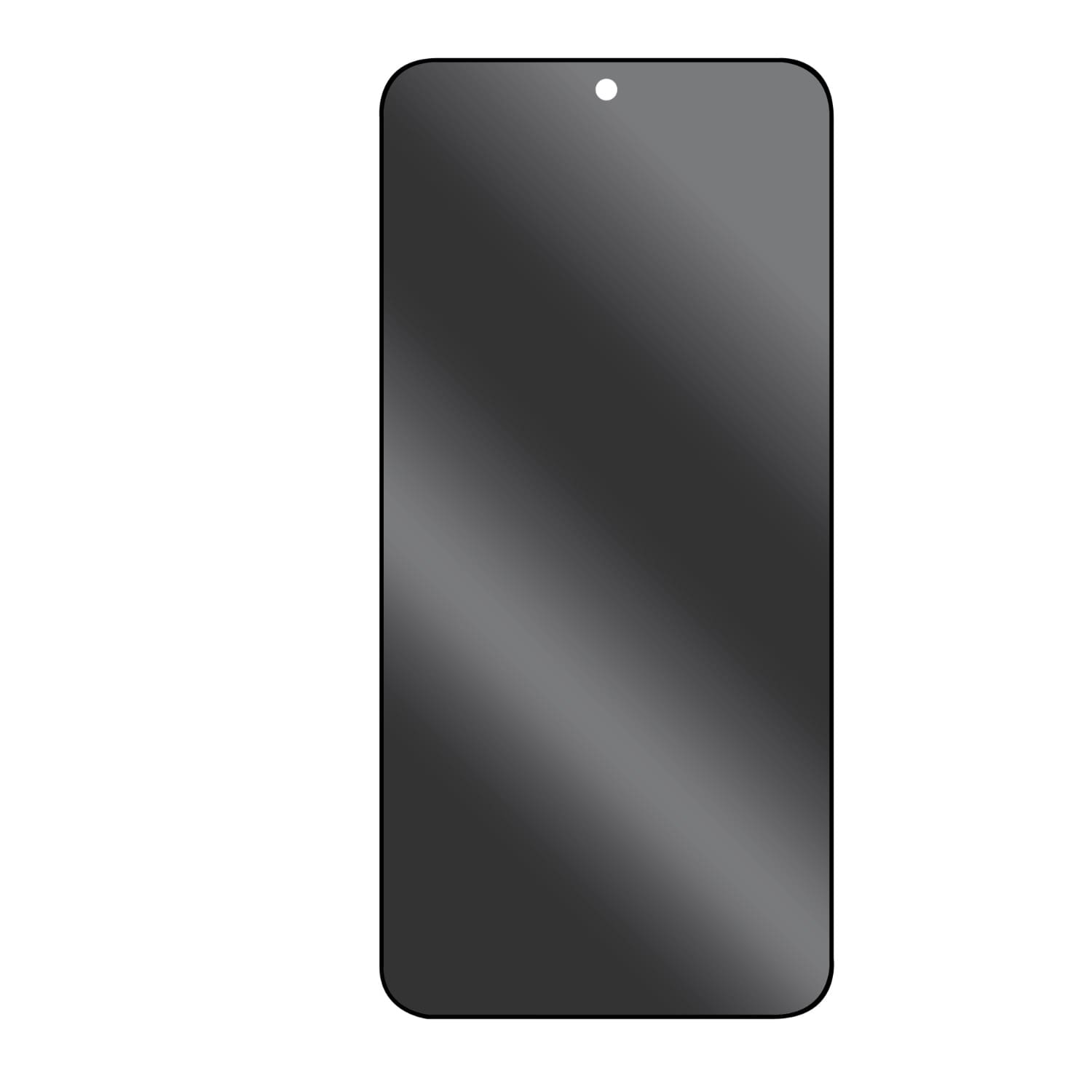 Body Glove Privacy Tempered Glass Screen Protector - Samsung Galaxy S25 - Black Border - Image 3