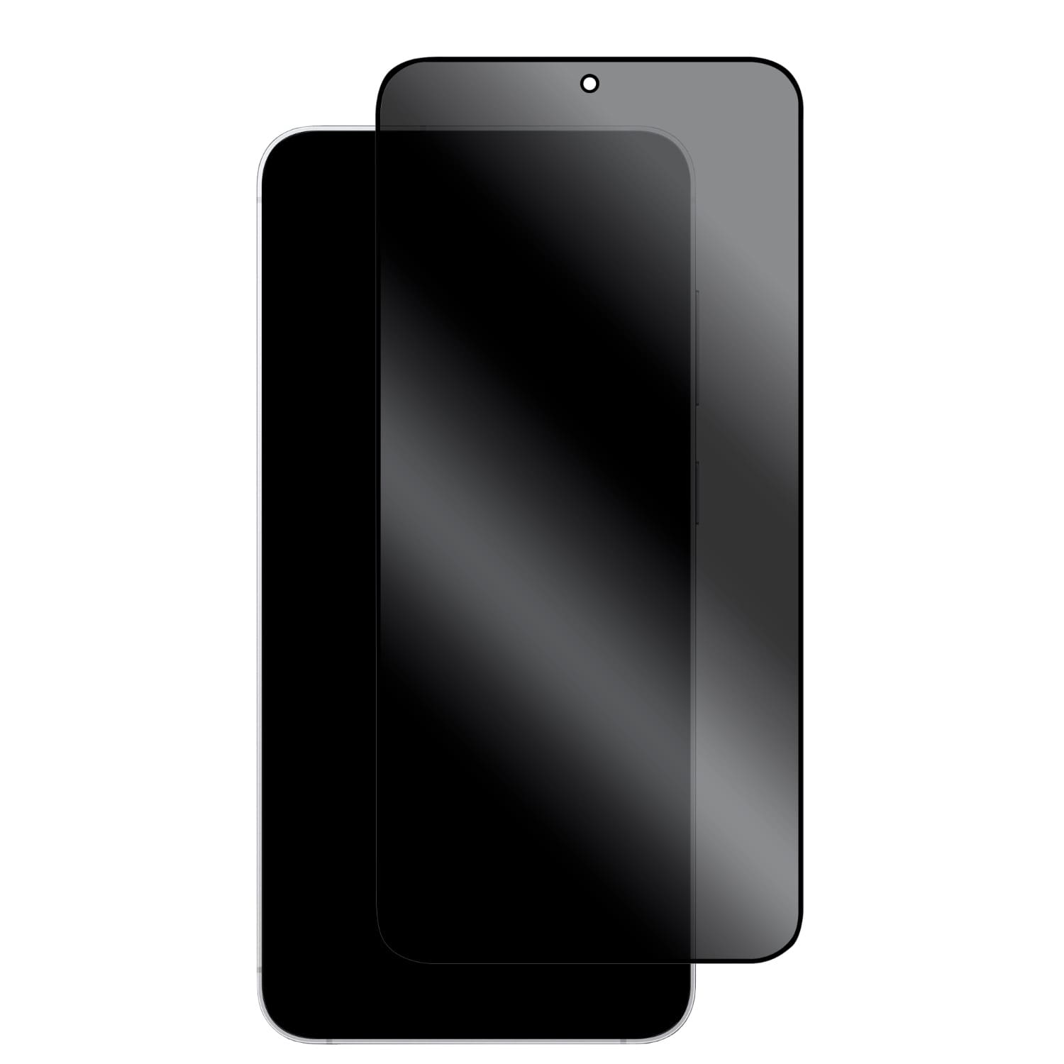 Body Glove Privacy Tempered Glass Screen Protector - Samsung Galaxy S26 - Black Border - Image 2