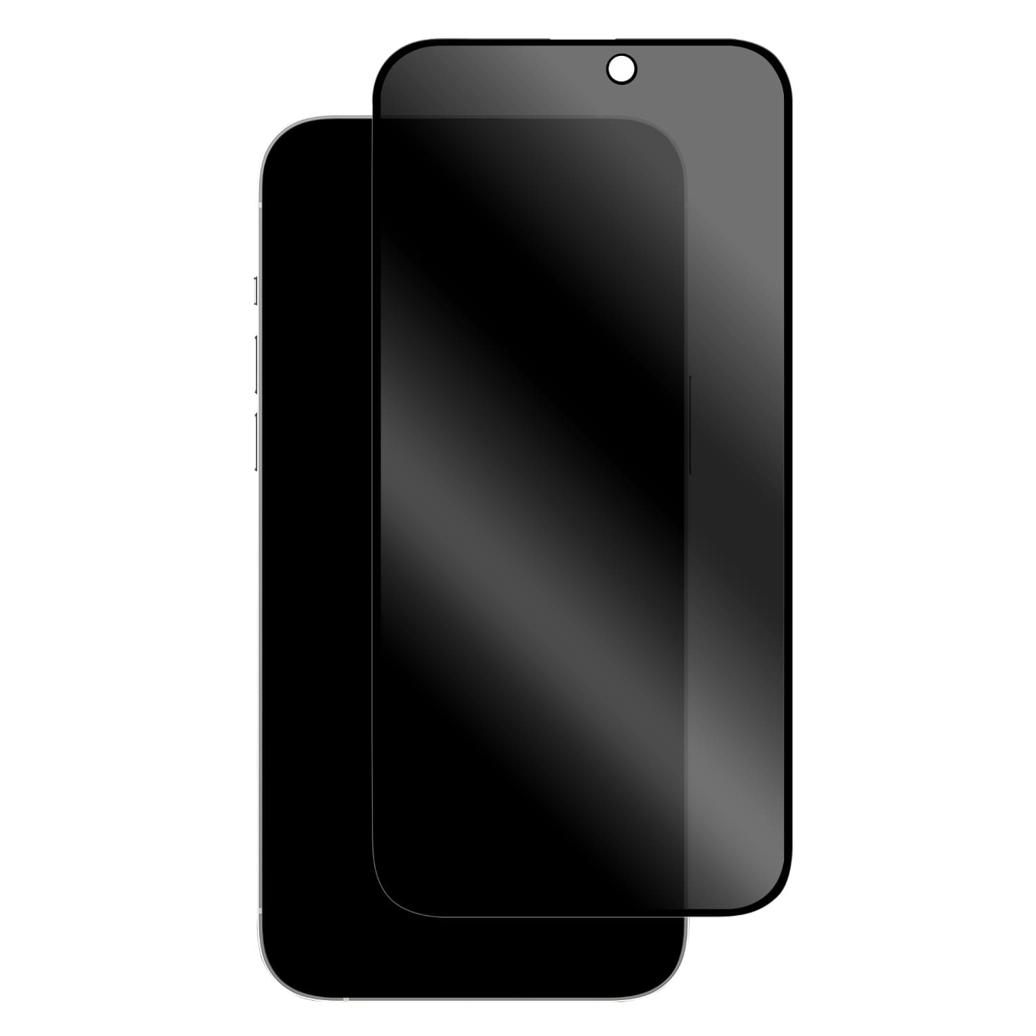 Body Glove Privacy Tempered Glass Screen Protector - Apple iPhone 17/17 Pro/16 Pro - Black Border - Image 2