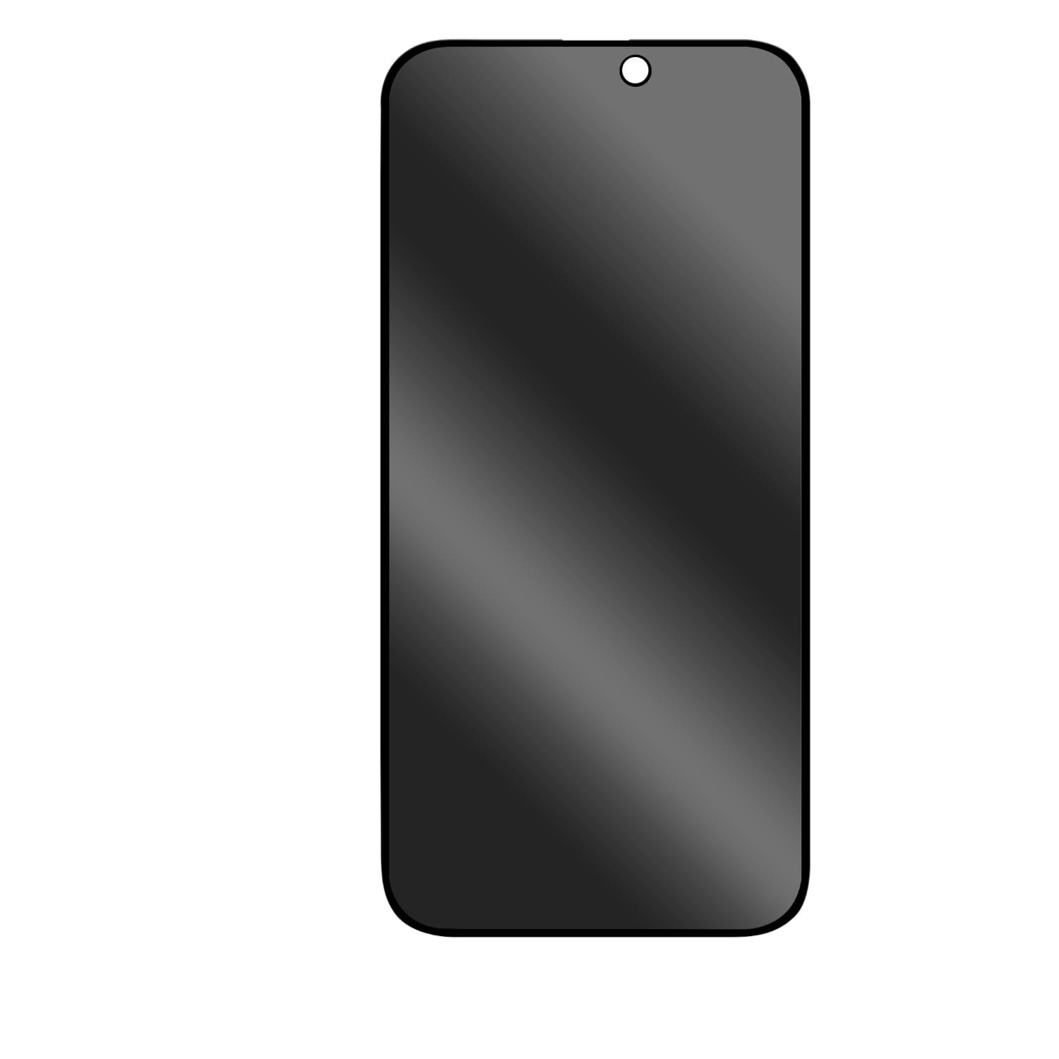 Body Glove Privacy Tempered Glass Screen Protector - Apple iPhone 17/17 Pro/16 Pro - Black Border - Image 3