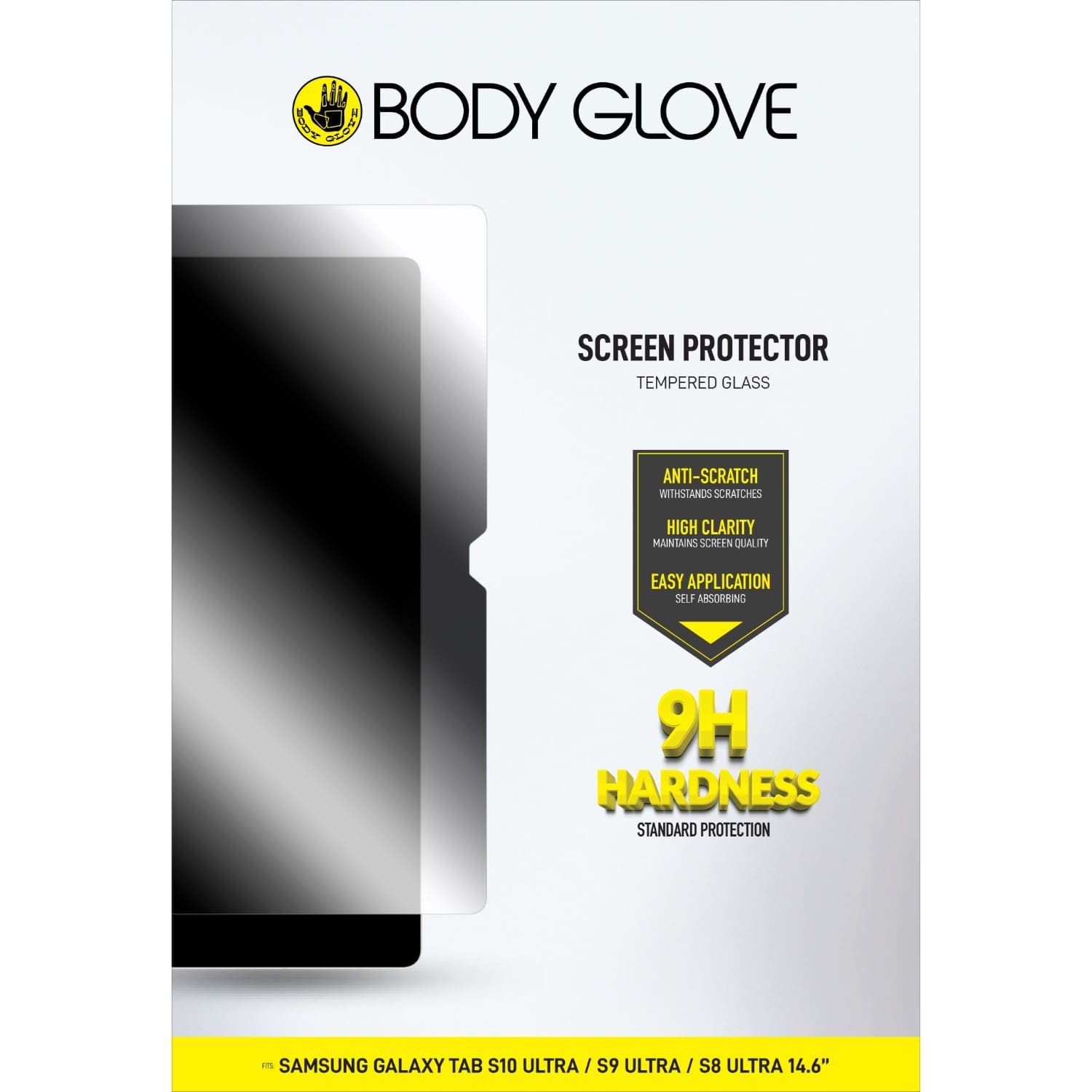 Body Glove Tempered Glass Screen Protector - Samsung Galaxy Tab S11 Ultra / Tab S9 Ultra / Tab S8 Ultra - Image 2