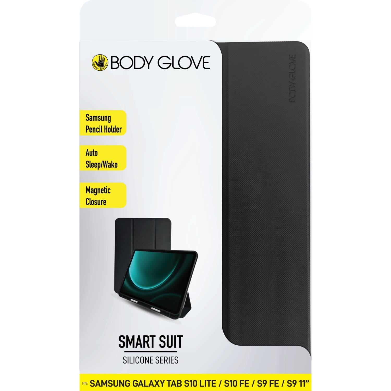 Body Glove Rugged Silicone Smartsuit - Samsung Galaxy S10 Lite/S9/S9FE - Black