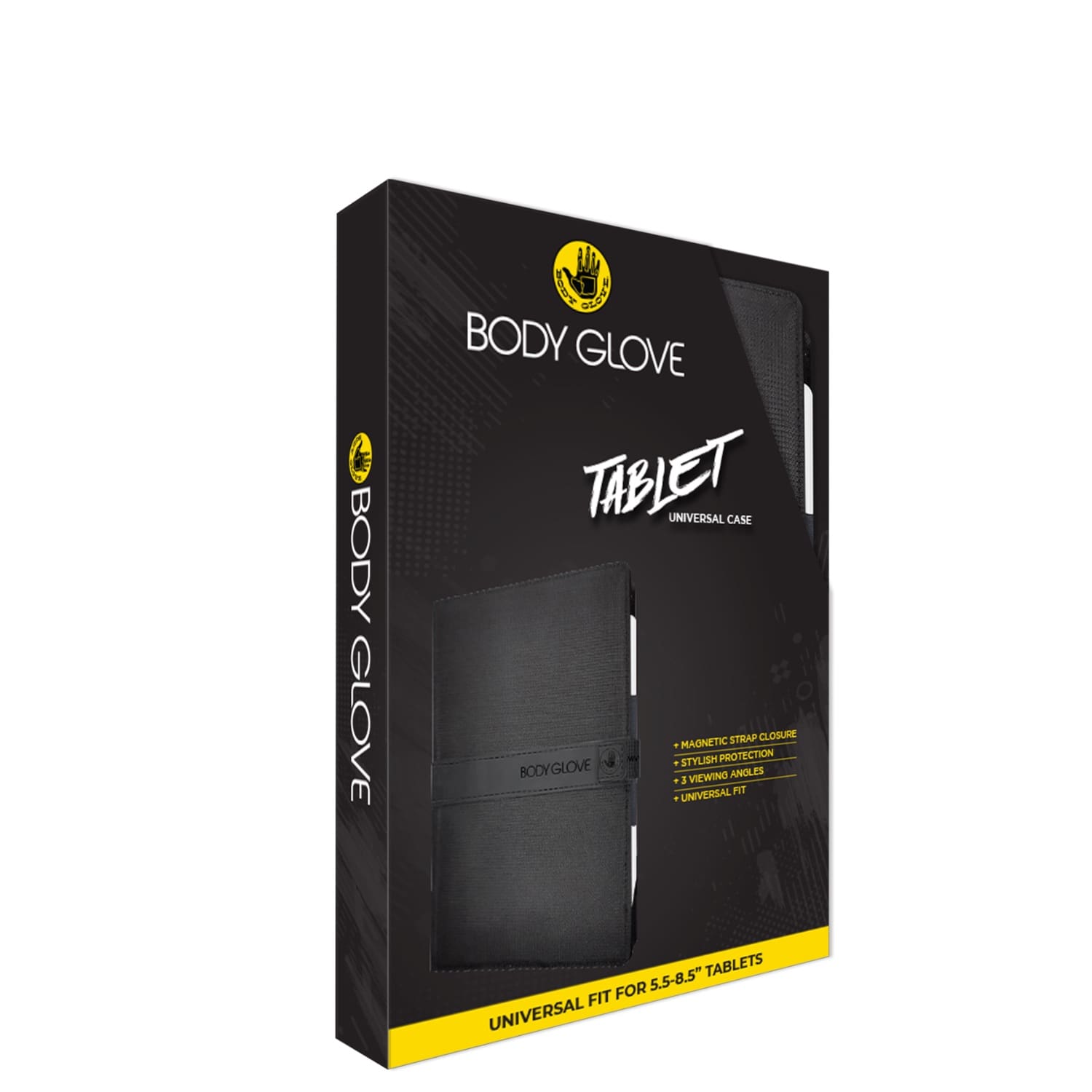 Body Glove Universal Tablet Case - 5.5 to 8.5-Inch - Black - Image 2