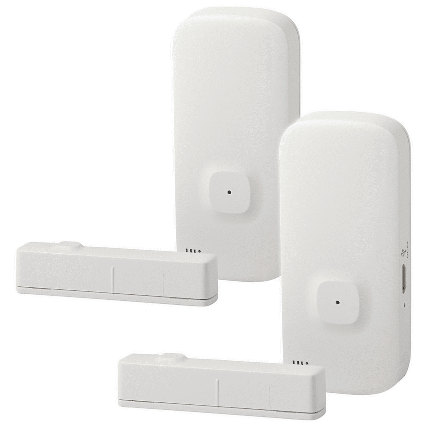 Smart Wi-Fi Door Window Sensor Rechargeable Twin Pack