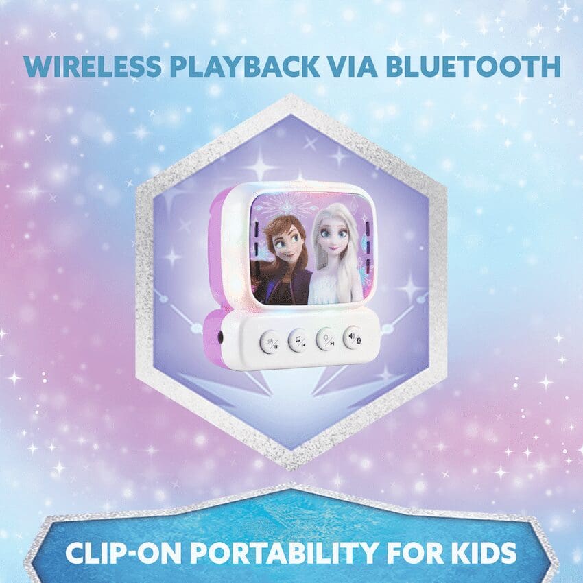 Disney Frozen Bluetooth Mini Karaoke Machine with Belt Hook - Image 4