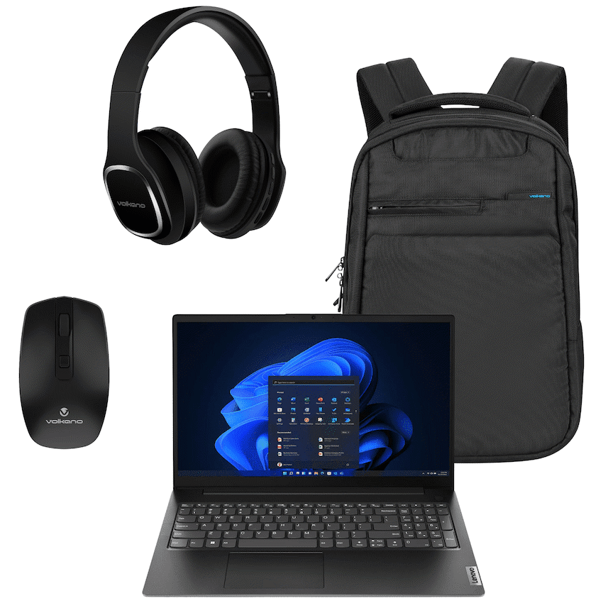 Lenovo 82YU010NSA - V15 AMD Ryzen 3 8/256 Bag+Mouse+Headphone - Image 2