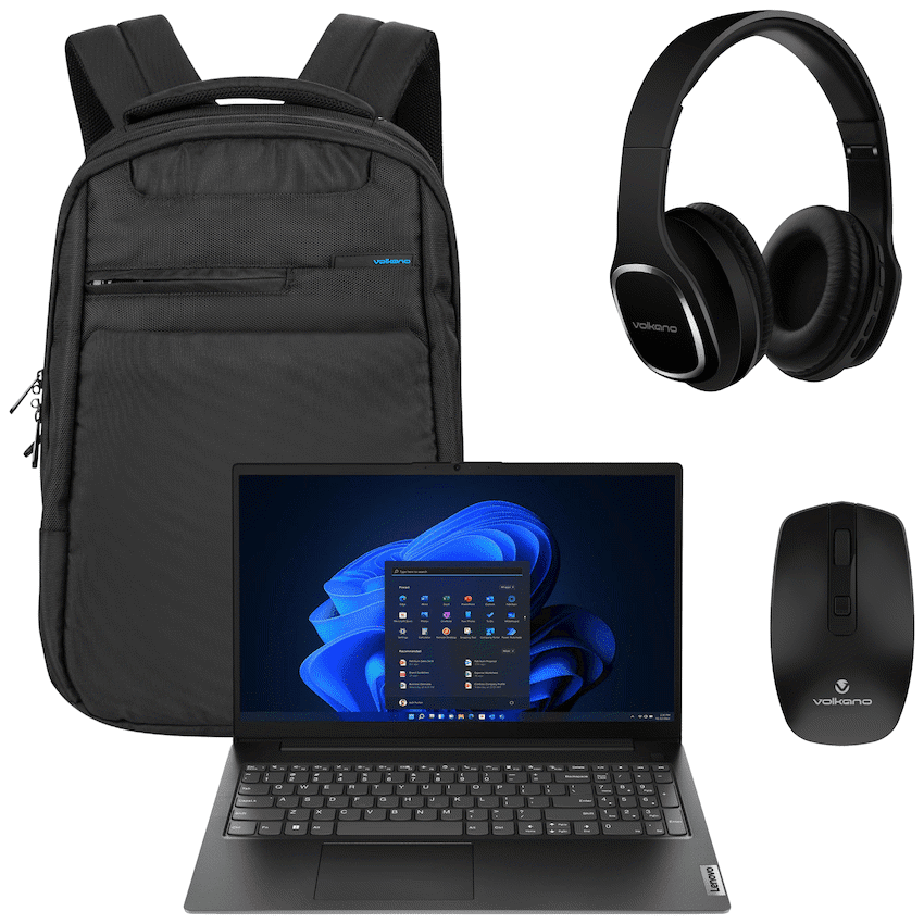 Lenovo 82YU010NSA - V15 AMD Ryzen 3 8/256 Bag+Mouse+Headphone - Image 3