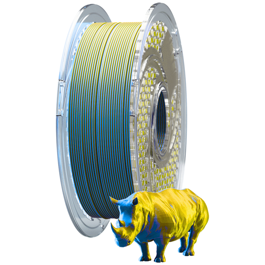 SA Filament Dual Silk PLA Filament 750g - Golden Sapphire