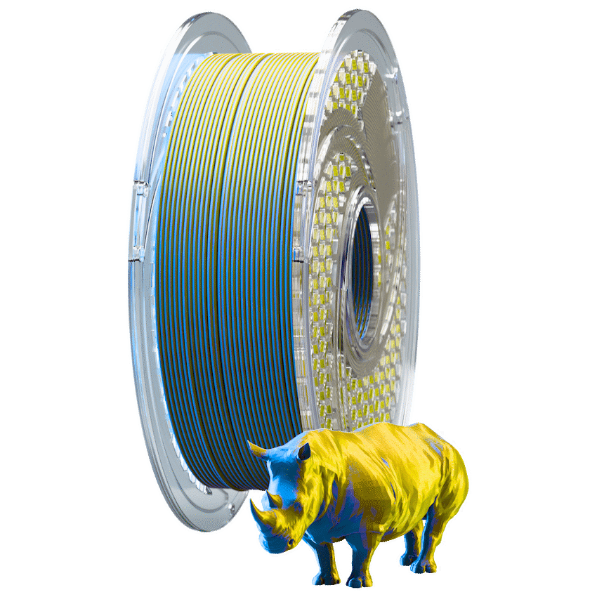 SA Filament Dual Silk PLA Filament 750g - Golden Sapphire - Image 2