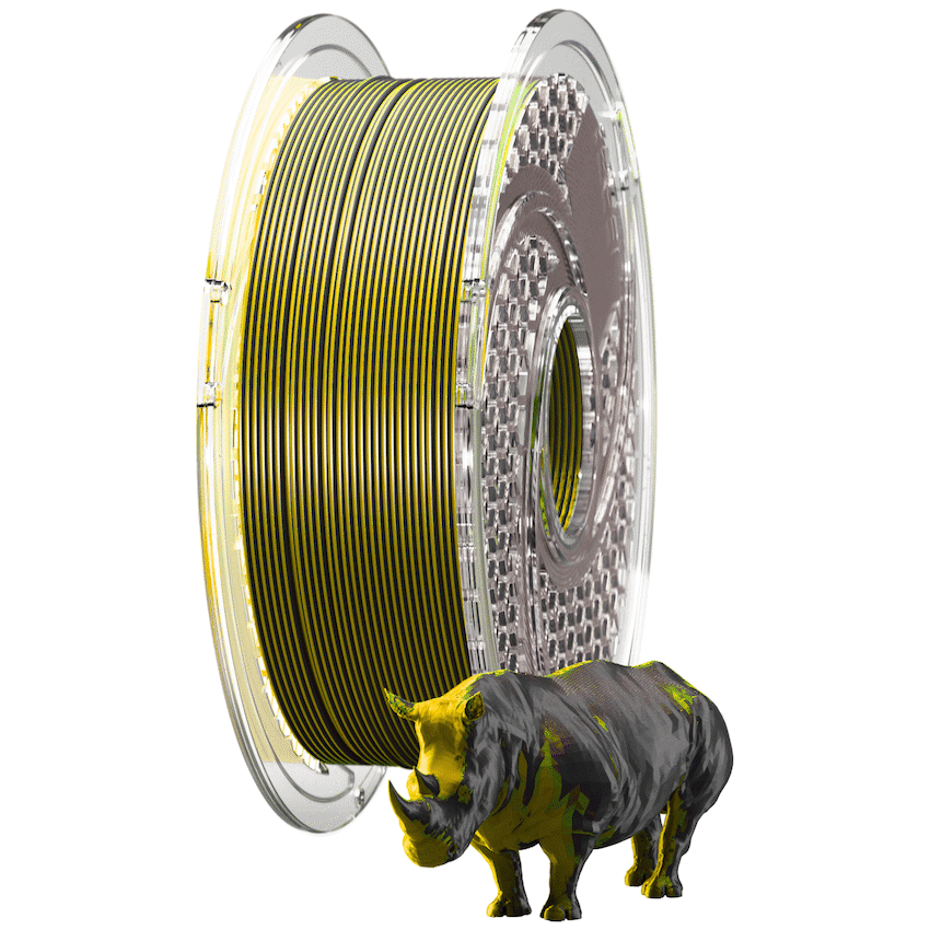 SA Filament Dual Silk PLA Filament 750g - Charred Gold