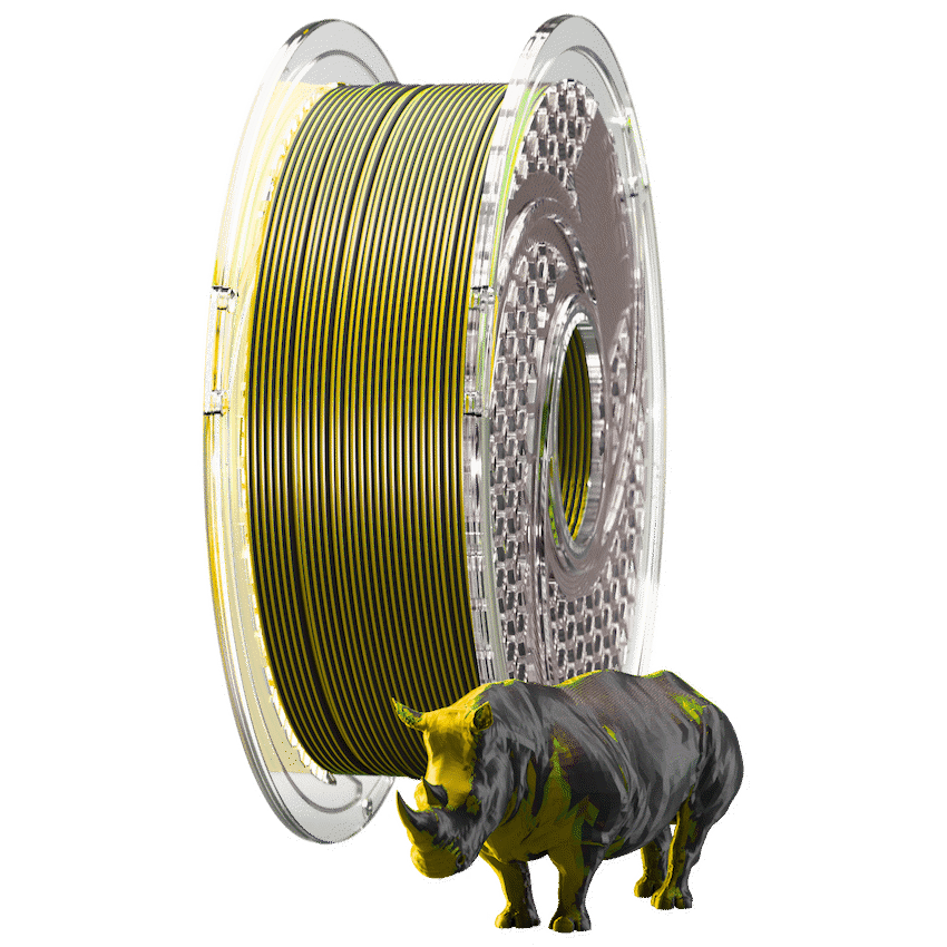 SA Filament Dual Silk PLA Filament 750g - Charred Gold - Image 2