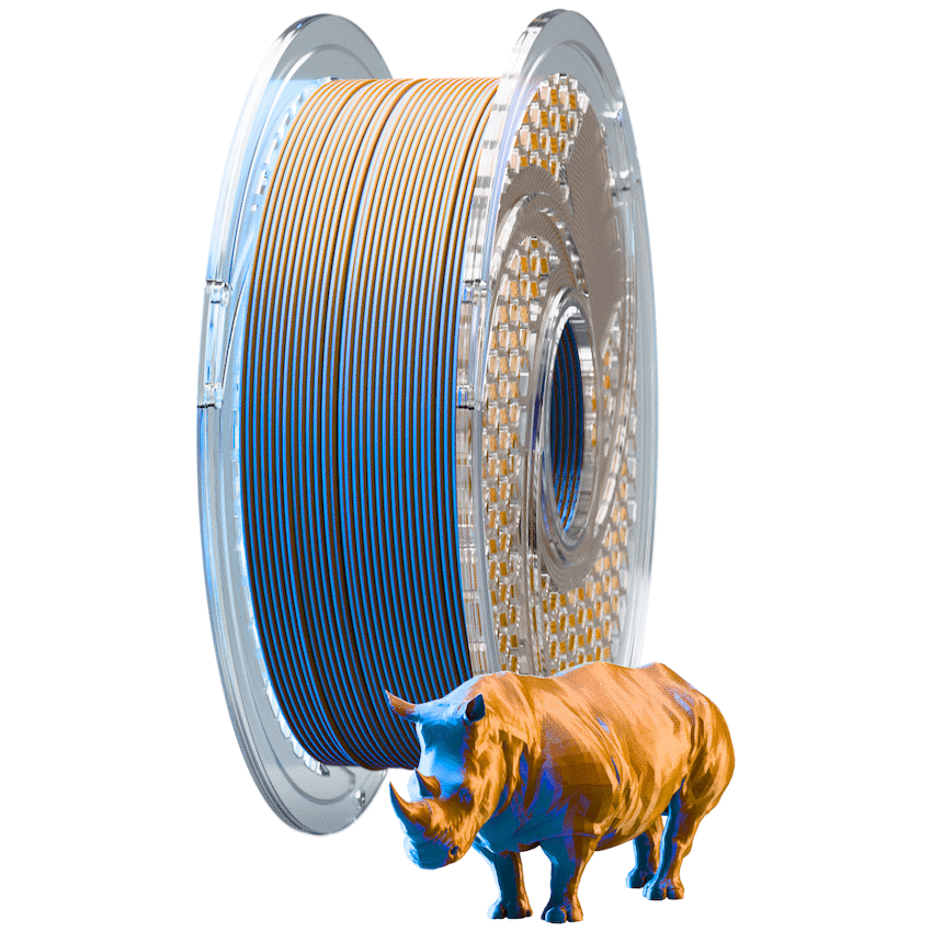 SA Filament Dual Silk PLA - Tropical Sunset (750g, 1.75mm)