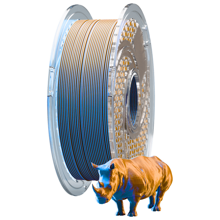 SA Filament Dual Silk PLA - Tropical Sunset (750g, 1.75mm) - Image 2