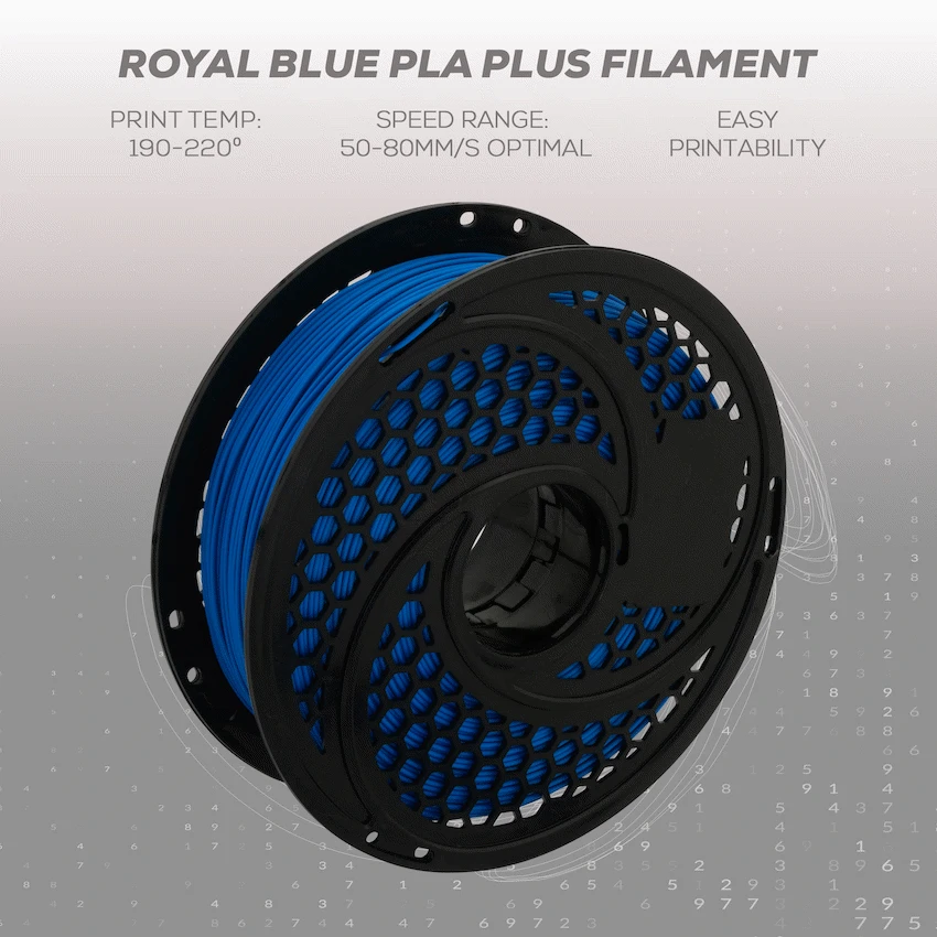 SA Filament Silk PLA Plus Filament 1kg - Royal Blue - Image 2
