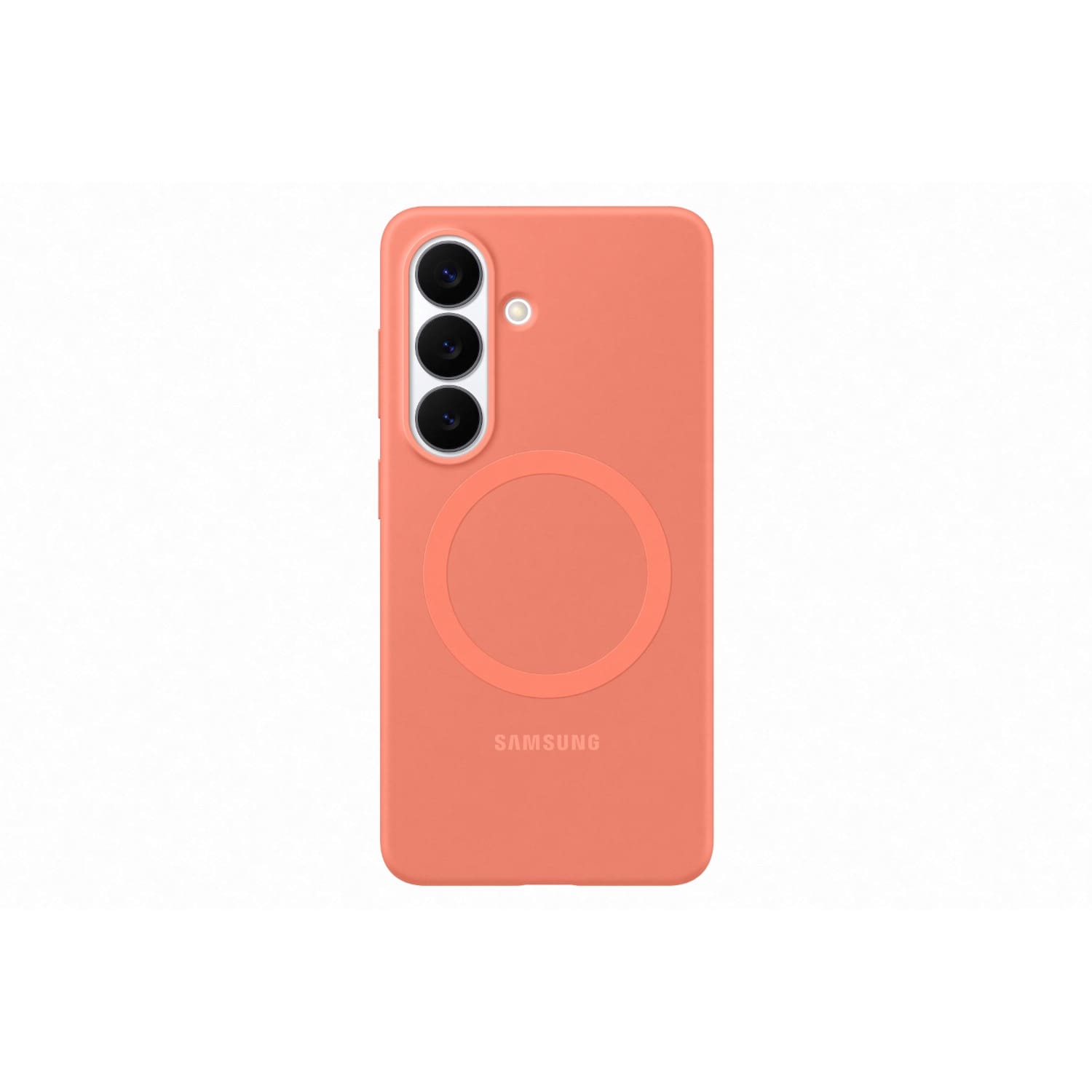 Samsung Silicone Magnet Case - Samsung Galaxy S26 - Coral Red - Image 3