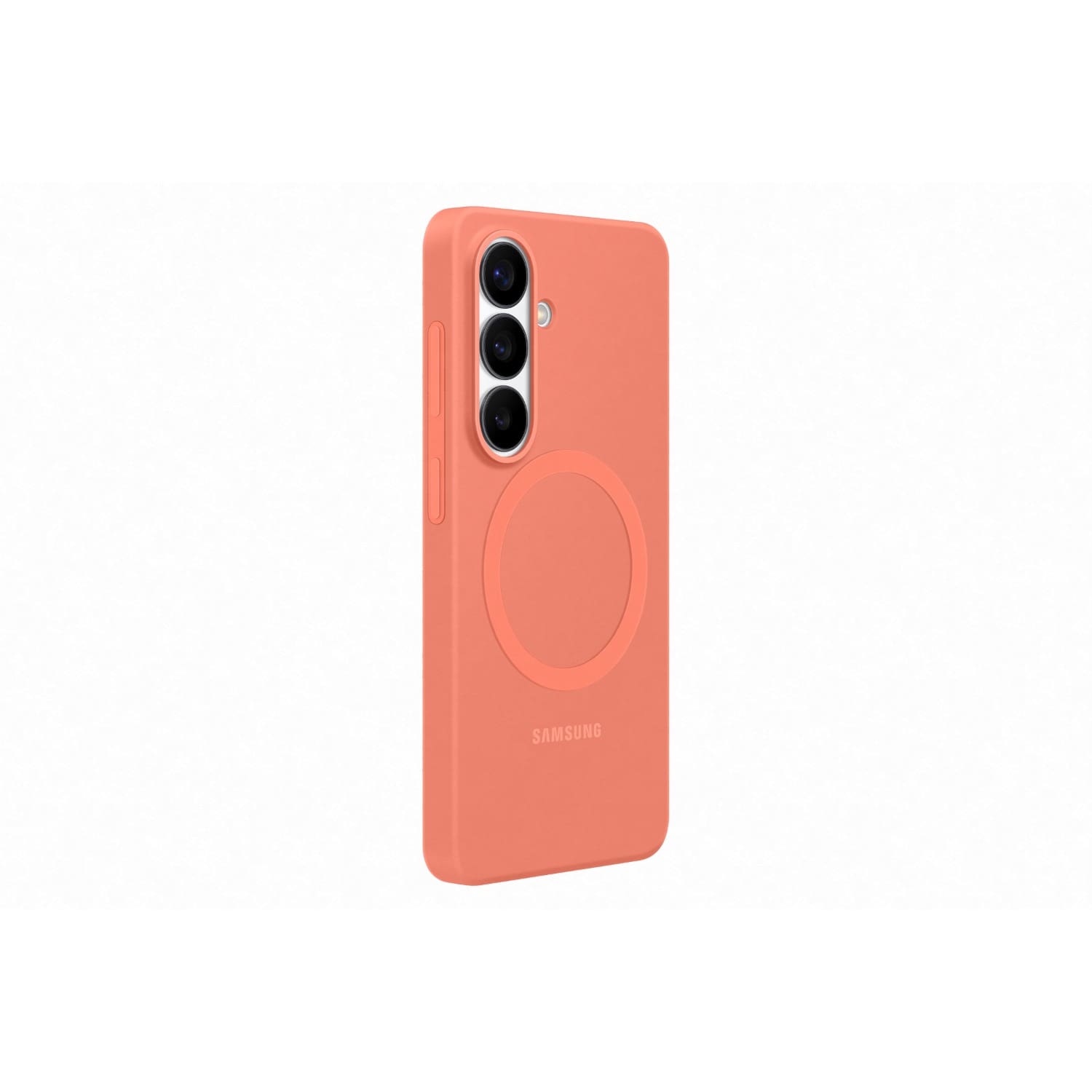 Samsung Silicone Magnet Case - Samsung Galaxy S26 - Coral Red - Image 4