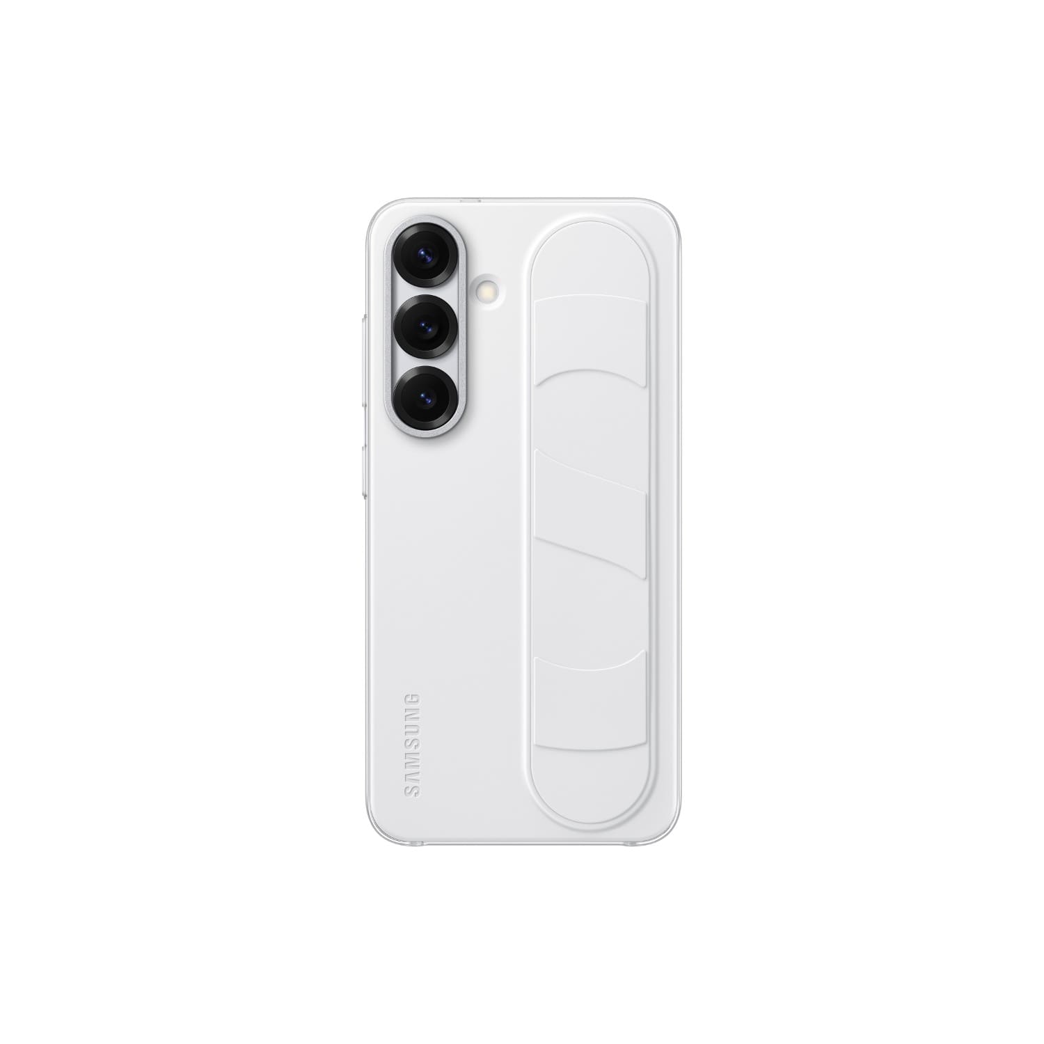 Samsung Standing Grip Cover - Samsung Galaxy S25 - White - Image 2