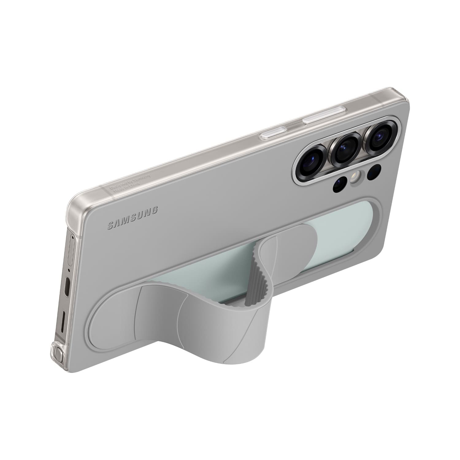 Samsung Standing Grip Cover - Samsung Galaxy S25 Ultra - Grey - Image 3