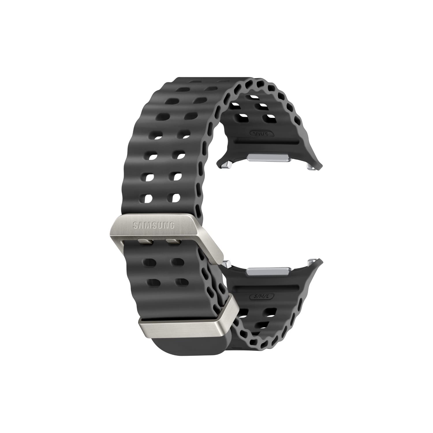 Samsung Marine Band - Samsung Galaxy Watch Ultra - Dark Grey - Image 4