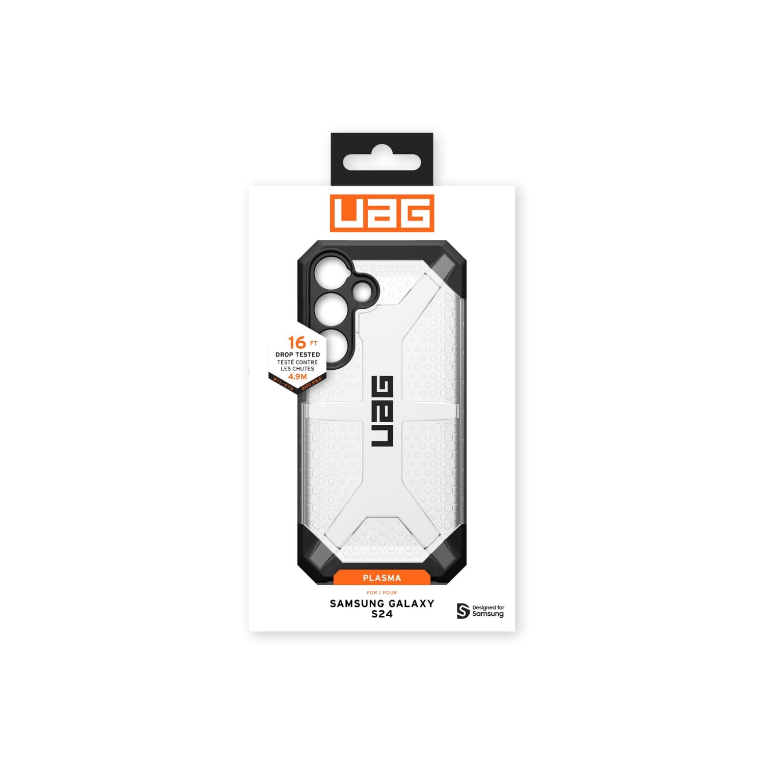 UAG Plasma Case - Samsung Galaxy S24 - Ice - Image 4