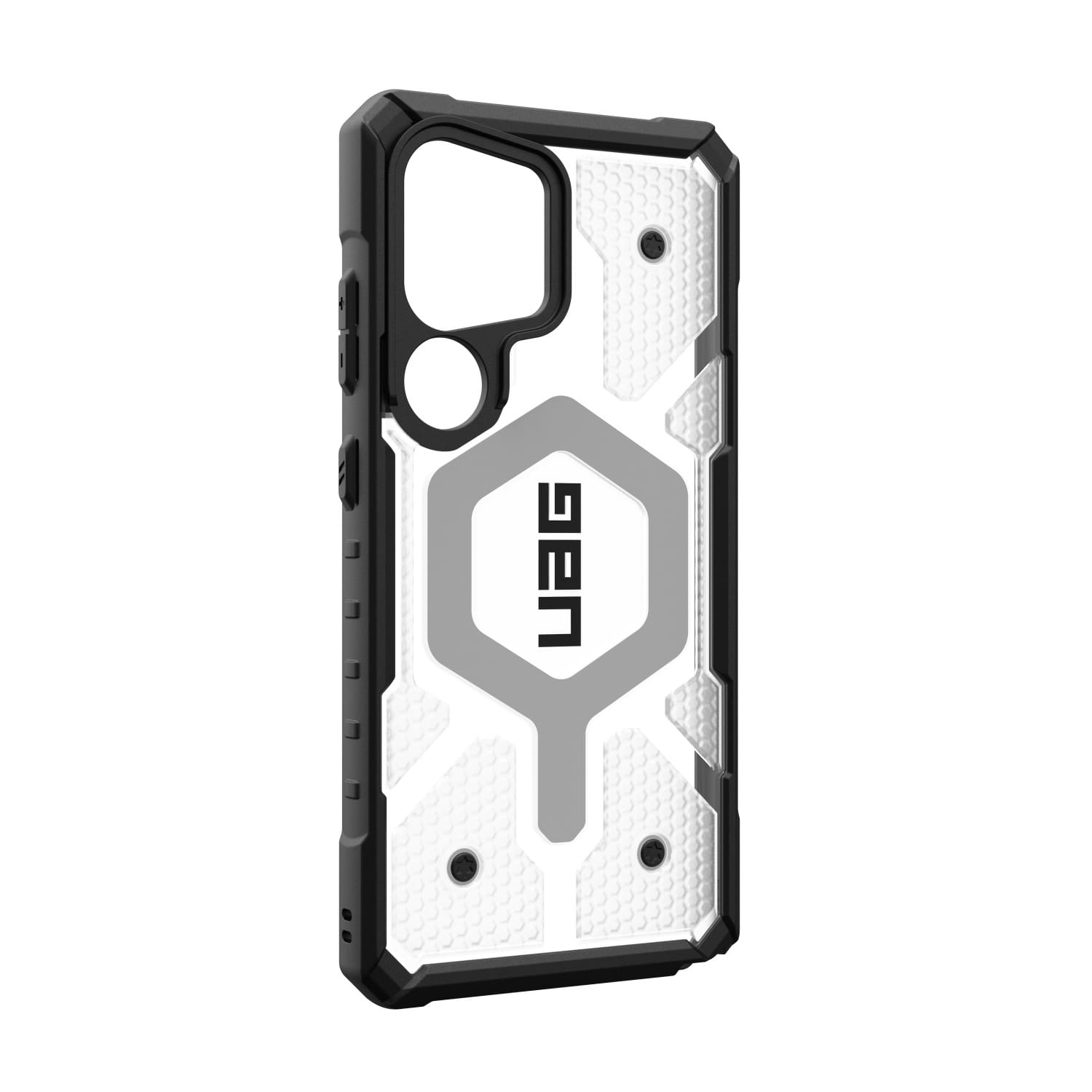 UAG Pathfinder Clear Magsafe Case - Samsung Galaxy S25 Ultra - Silver - Image 2