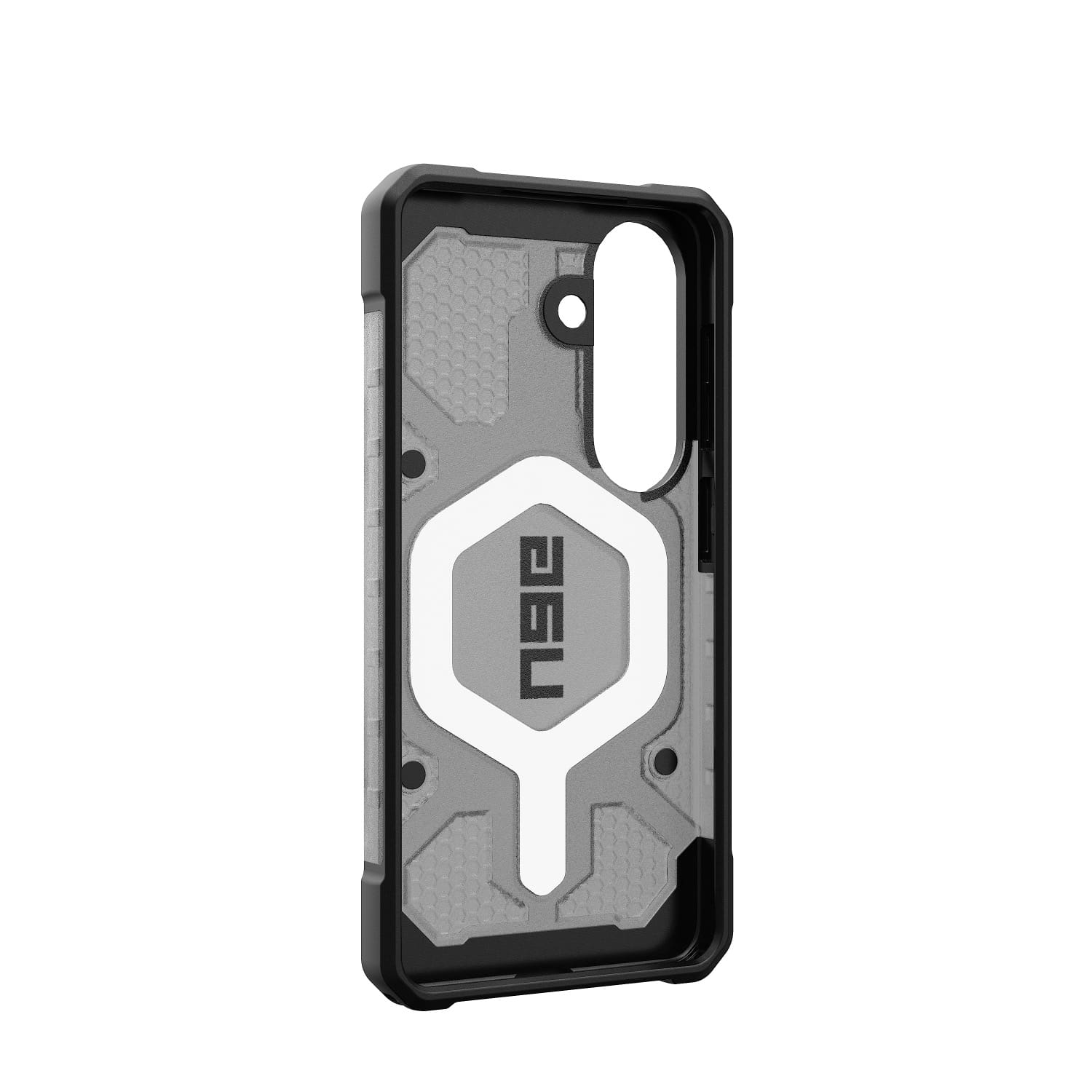 UAG Pathfinder Clear Magnetic Case - Samsung Galaxy S26 - Ash & Black - Image 4