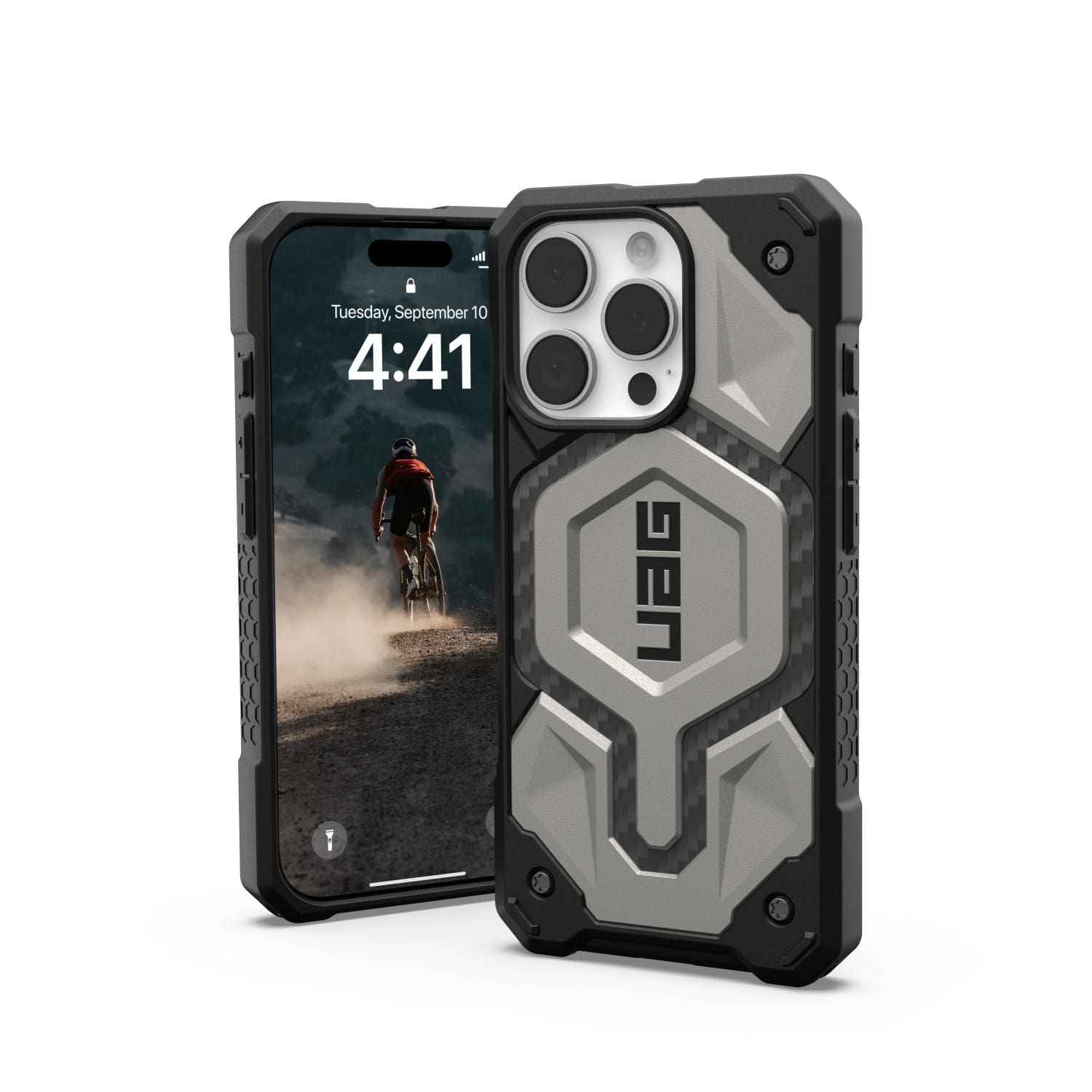 UAG Monarch Pro MagSafe Case - Apple iPhone 16 Pro - Titanium