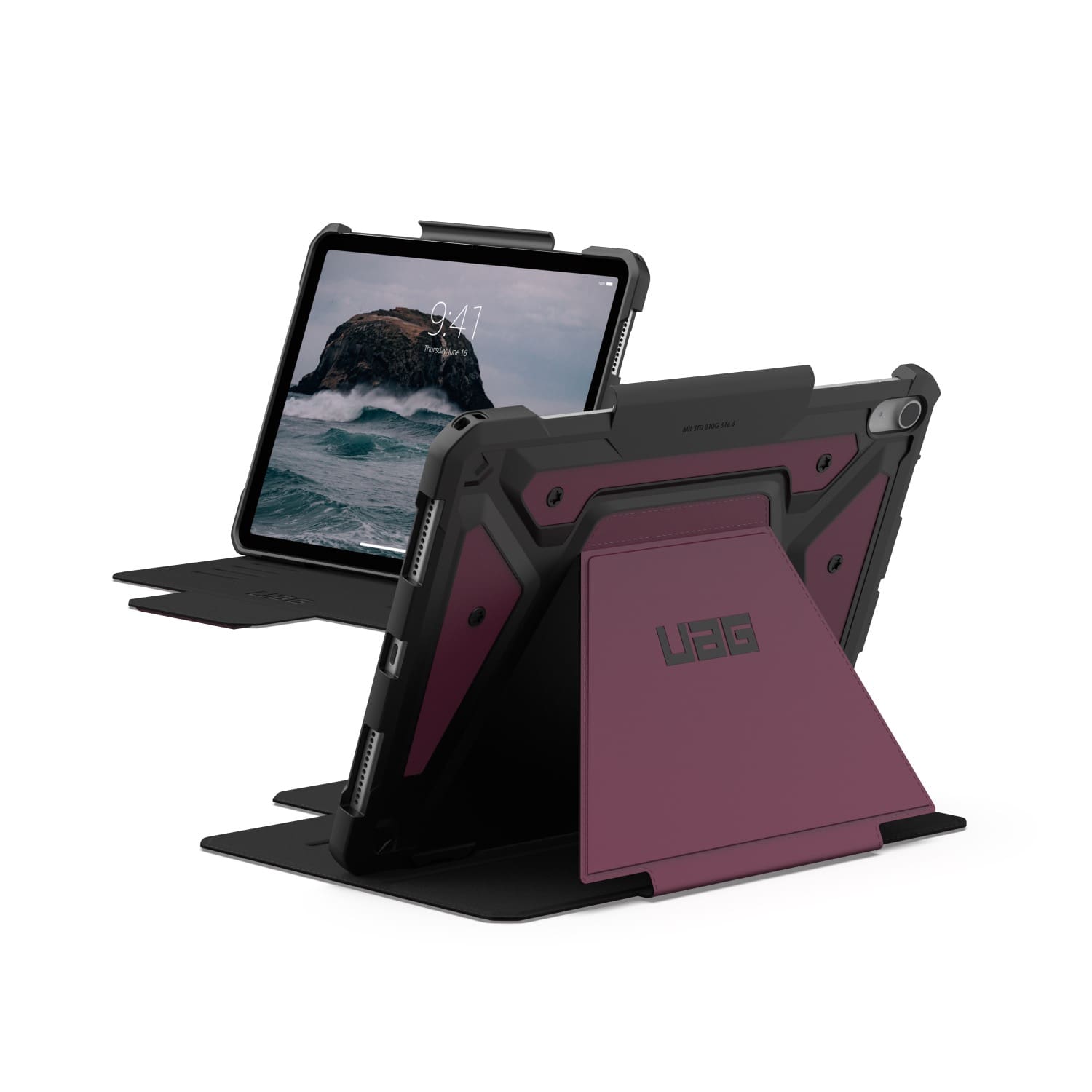 UAG Metropolis SE Tablet Case - Apple iPad Air 11 (2024-2026) - Bordeaux