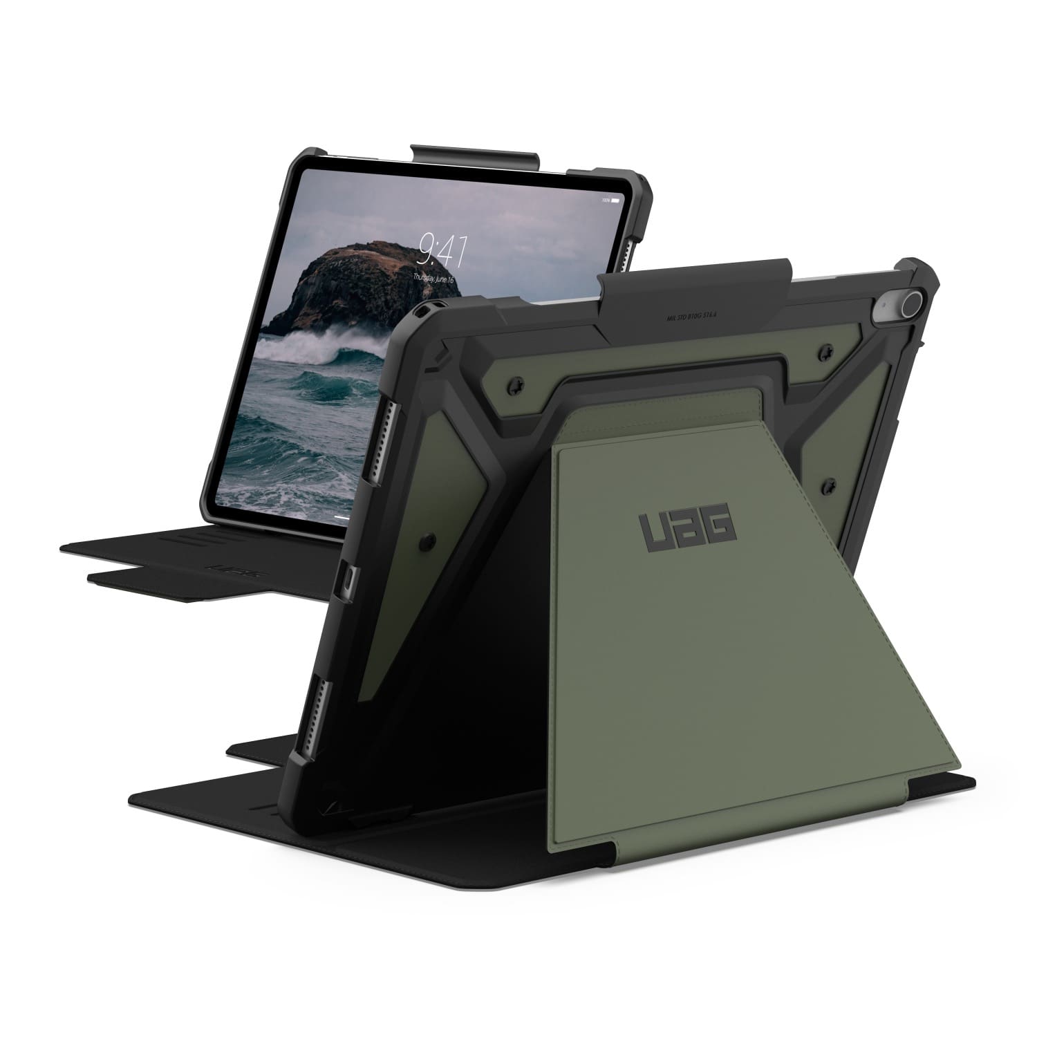UAG Metropolis SE Tablet Case - Apple iPad Air 13 (2024-2026) - Olive