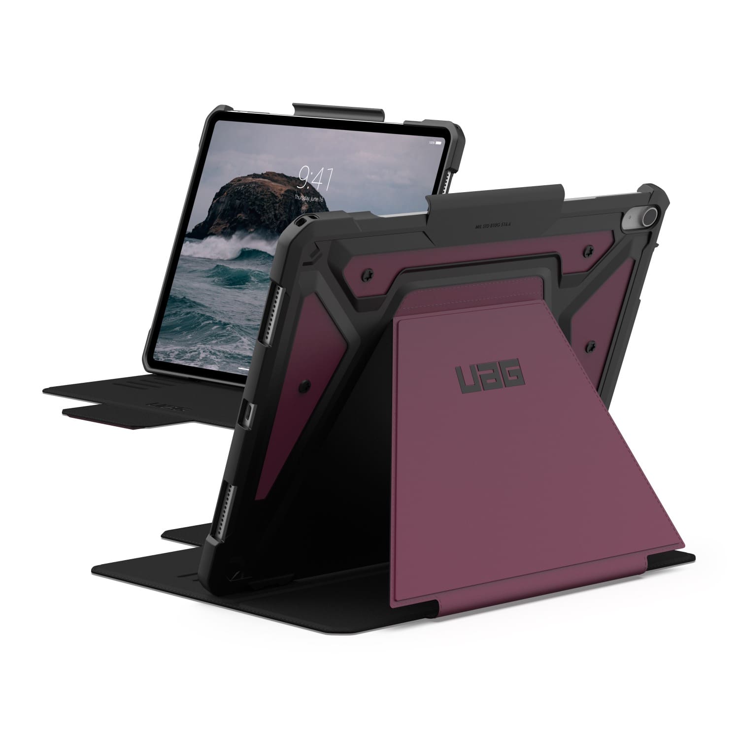 UAG Metropolis SE Tablet Case - Apple iPad Air 13 (2024-2026) - Bordeaux