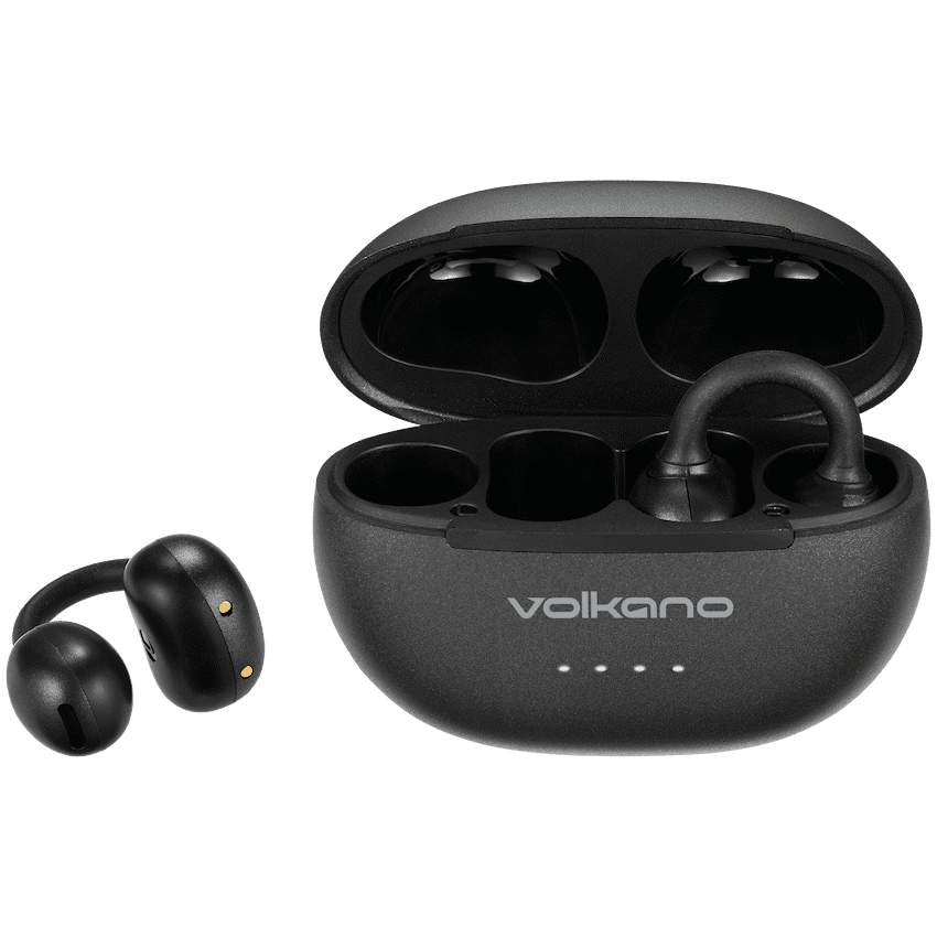 Volkano Rise Series OWS Clip Earphones - Black