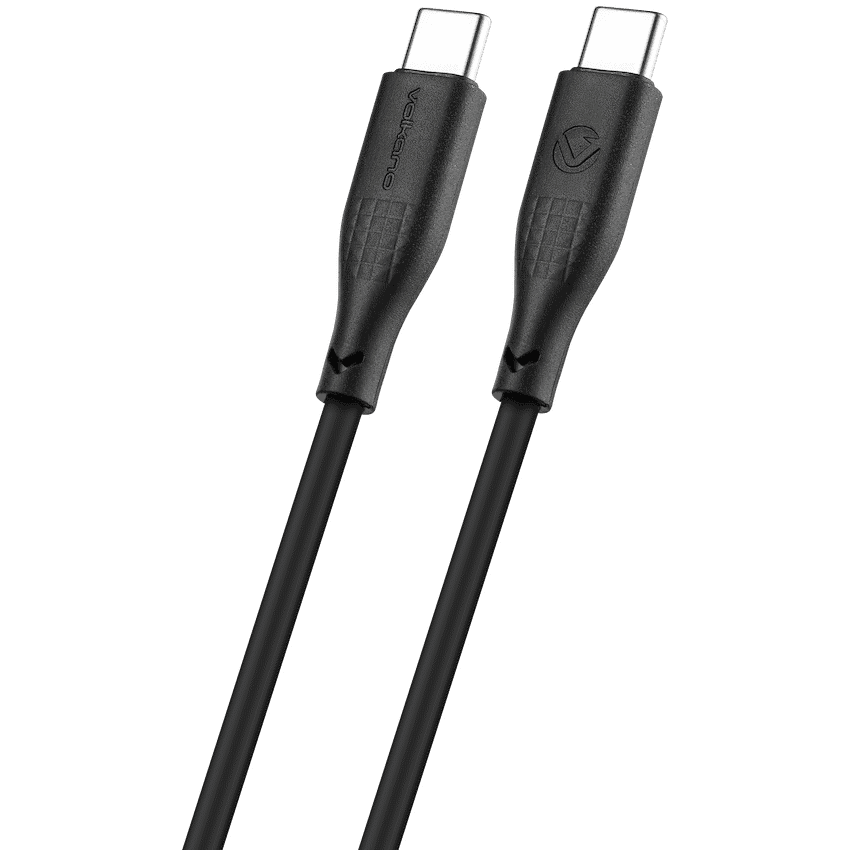 Volkano Nova Series USB C to USB C 100W 1.2m TPE cable-Black - Image 2