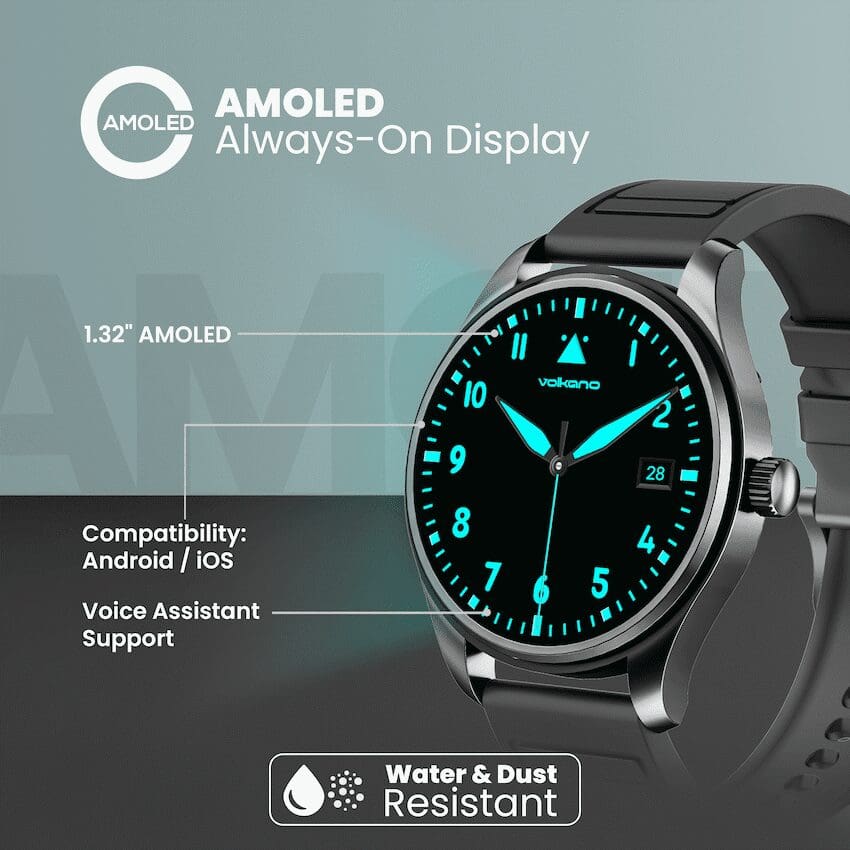 Volkano Eon - Smartwatch - Black - Image 3