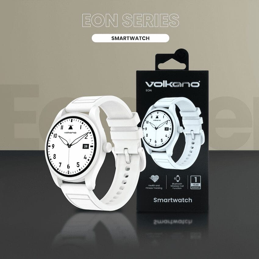 Volkano Eon Series Smartwatch - White - Image 4