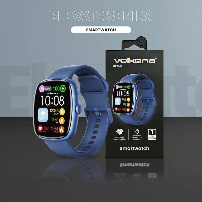 Volkano Elevate Series Smartwatch - Blue - Image 3