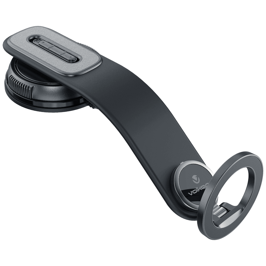 Volkano Arcmount Bendable Dash Mount Magnetic Phone Holder - Black