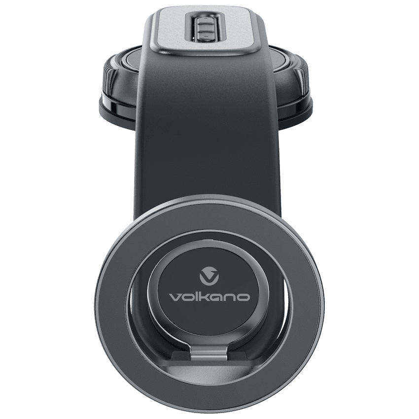 Volkano Arcmount Bendable Dash Mount Magnetic Phone Holder - Black - Image 2