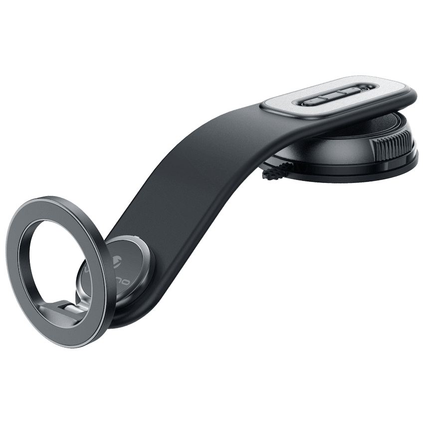 Volkano Arcmount Bendable Dash Mount Magnetic Phone Holder - Black - Image 4