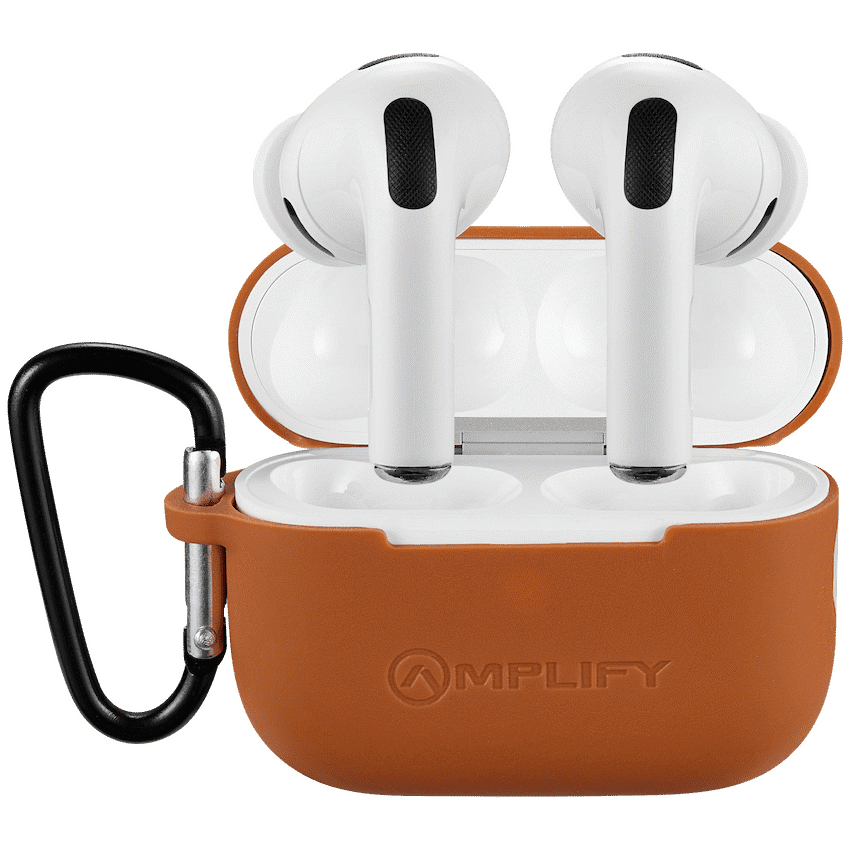 Amplify Note X 3 Series TWS Earphones - White Case + Orange Cover