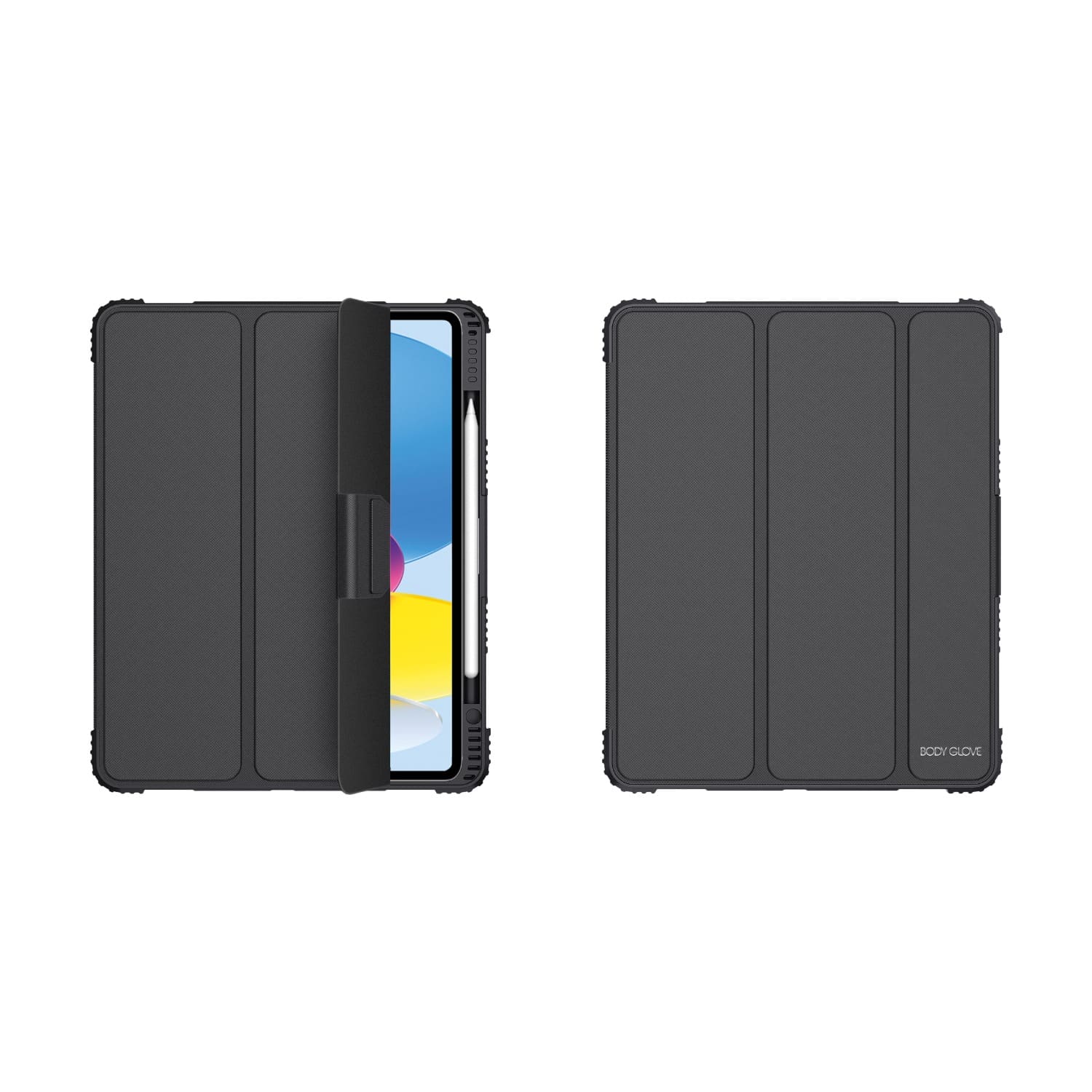 Body Glove Active Case - Apple iPad 11-inch (A16, 2025) / iPad 10.9-inch 10th Gen (2022) - Black/Clear