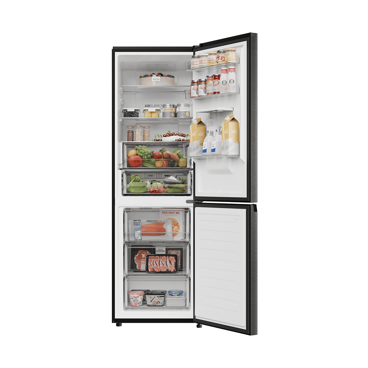 Haier HRF-425VCWRMBL(ZA) 349 L Bottom Freezer Fridge - Image 3