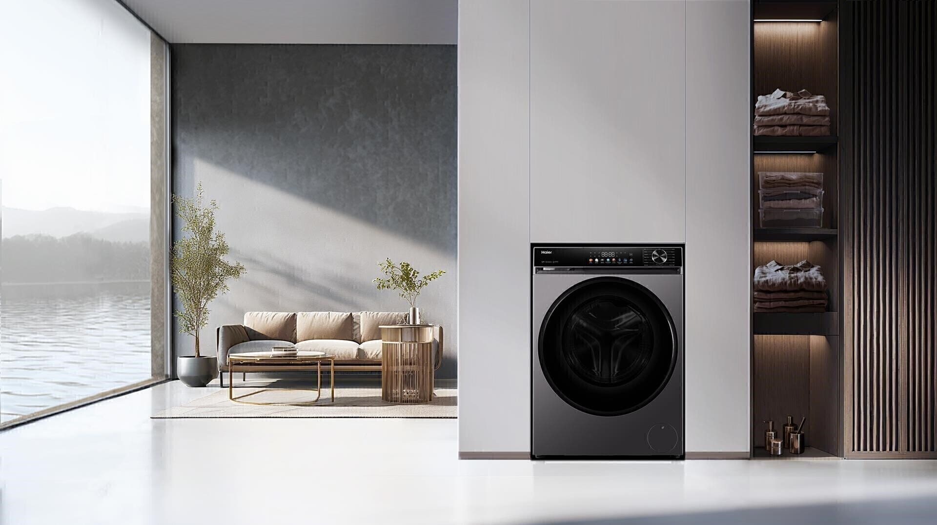 Haier HW70-BP12357S8 7kg Front Load Washer - Image 9