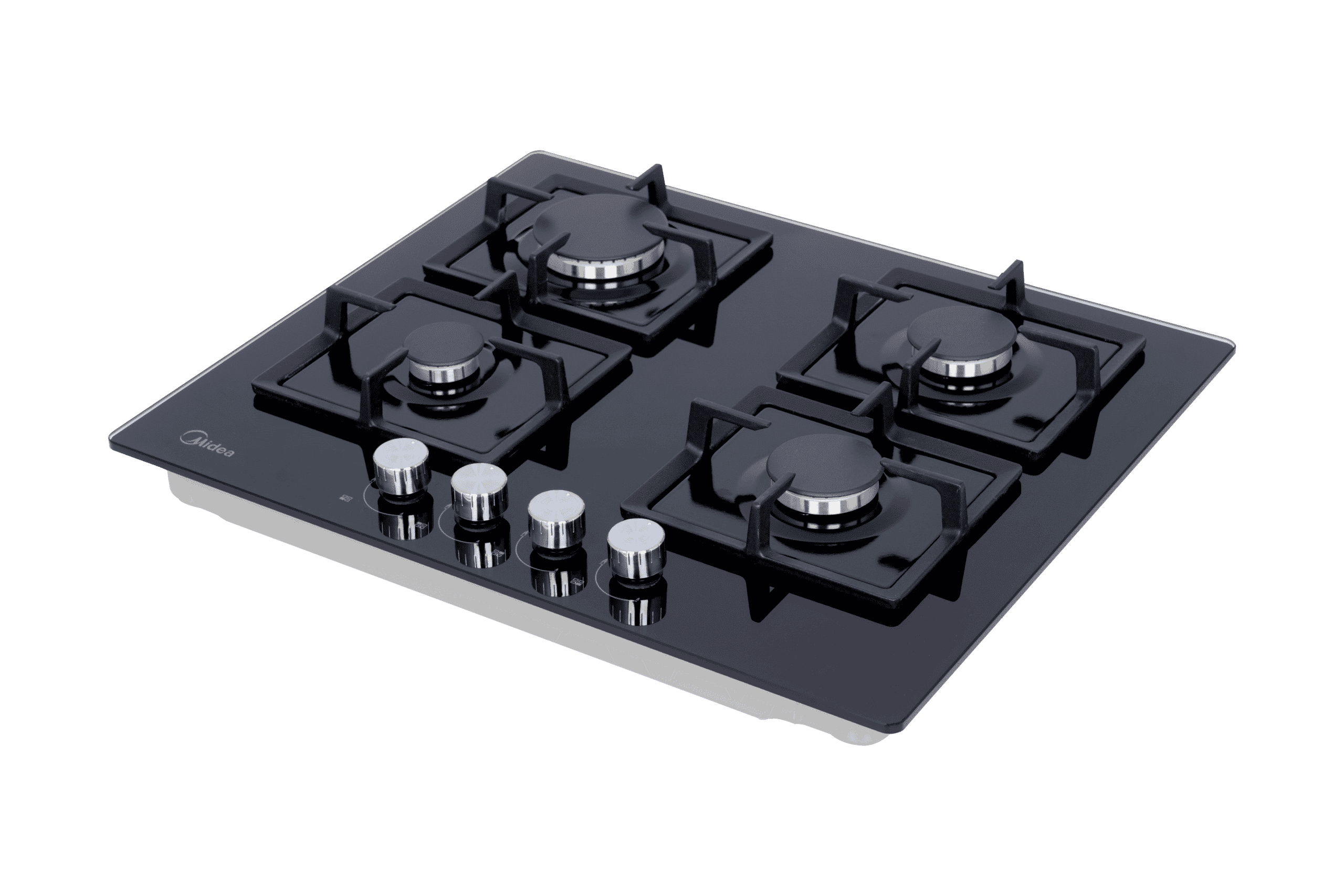 Midea 60GK007 60cm 4 Burner Gas Hob – Black Glass - Image 2