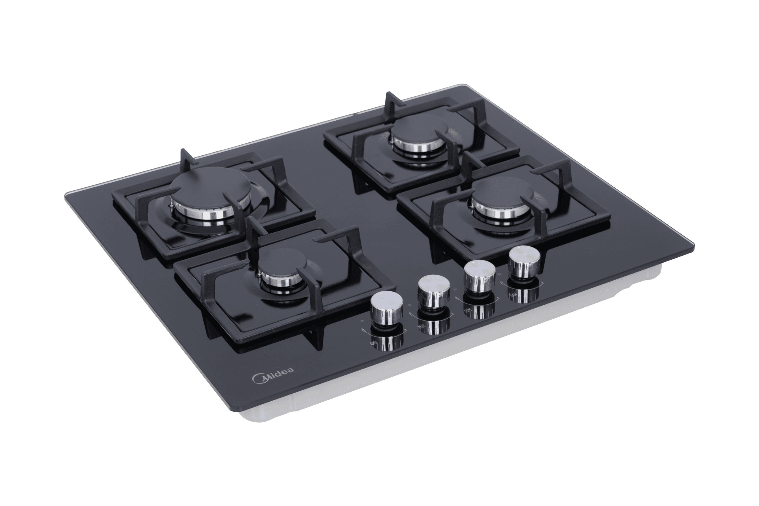 Midea 60GK007 60cm 4 Burner Gas Hob – Black Glass - Image 5