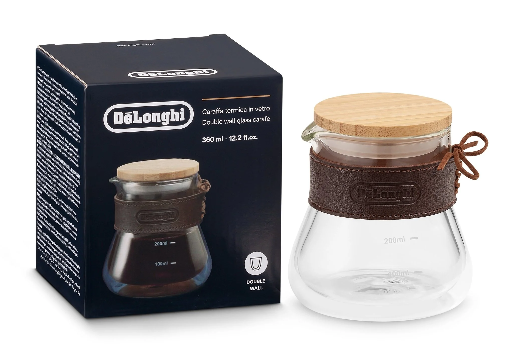 Delonghi DLSC077 Double Walled Coffee Carafe for Cold Brew Coffee 360ml - Image 2