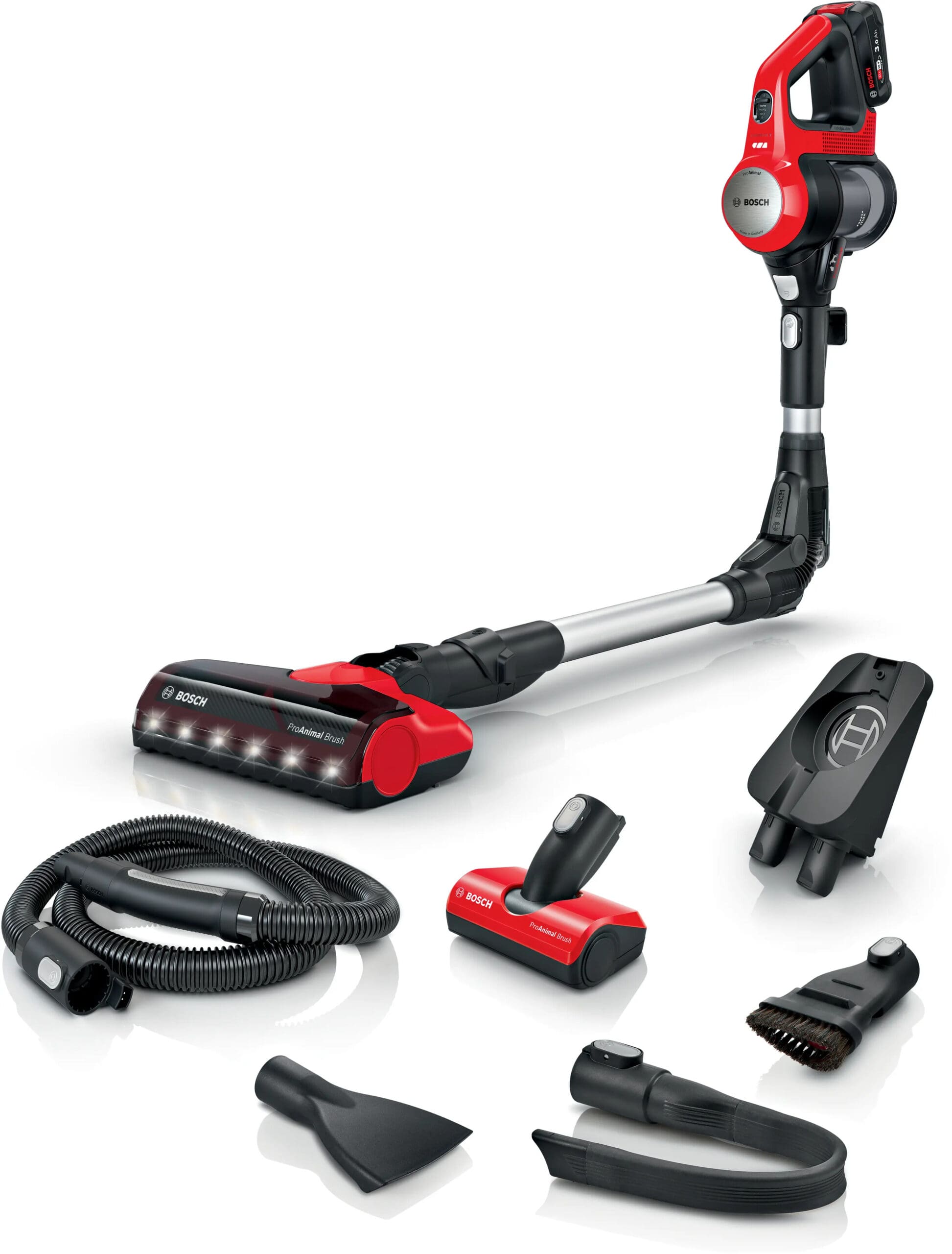 Bosch BCS711PET Cordless Handheld Unlimited 7 ProAnimal Red Vacuum Cleaner