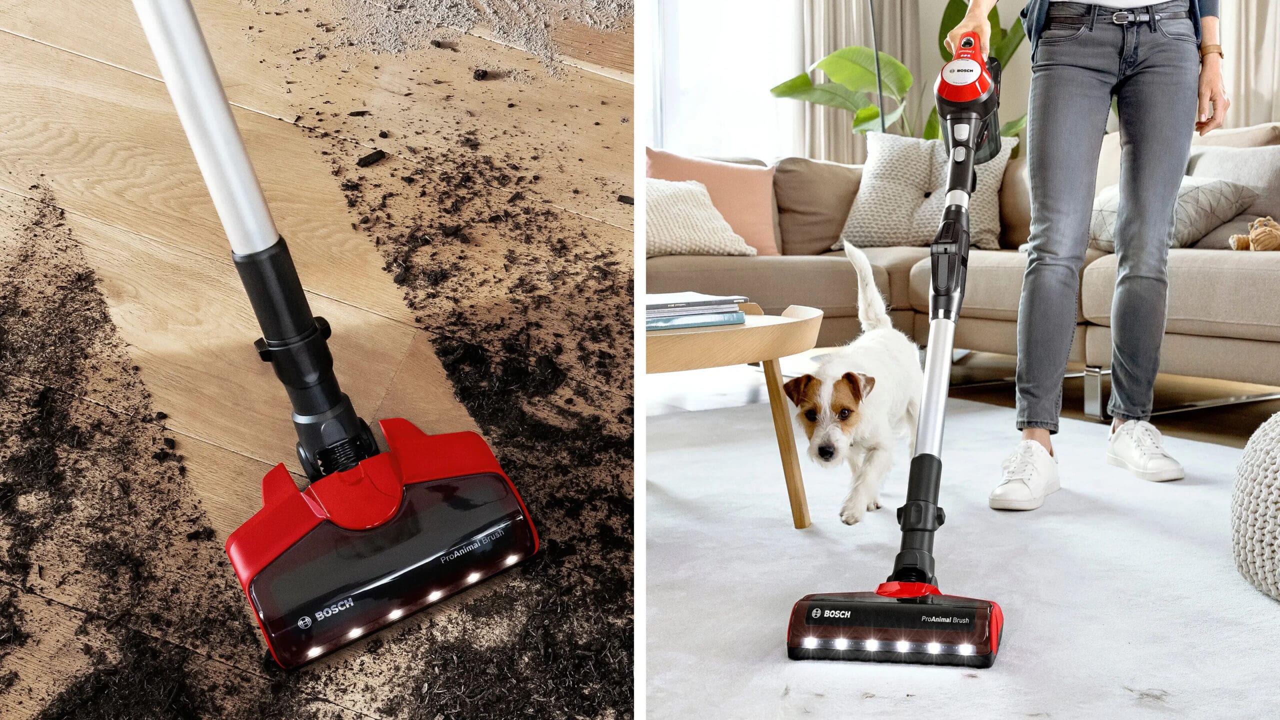 Bosch BCS711PET Cordless Handheld Unlimited 7 ProAnimal Red Vacuum Cleaner - Image 2