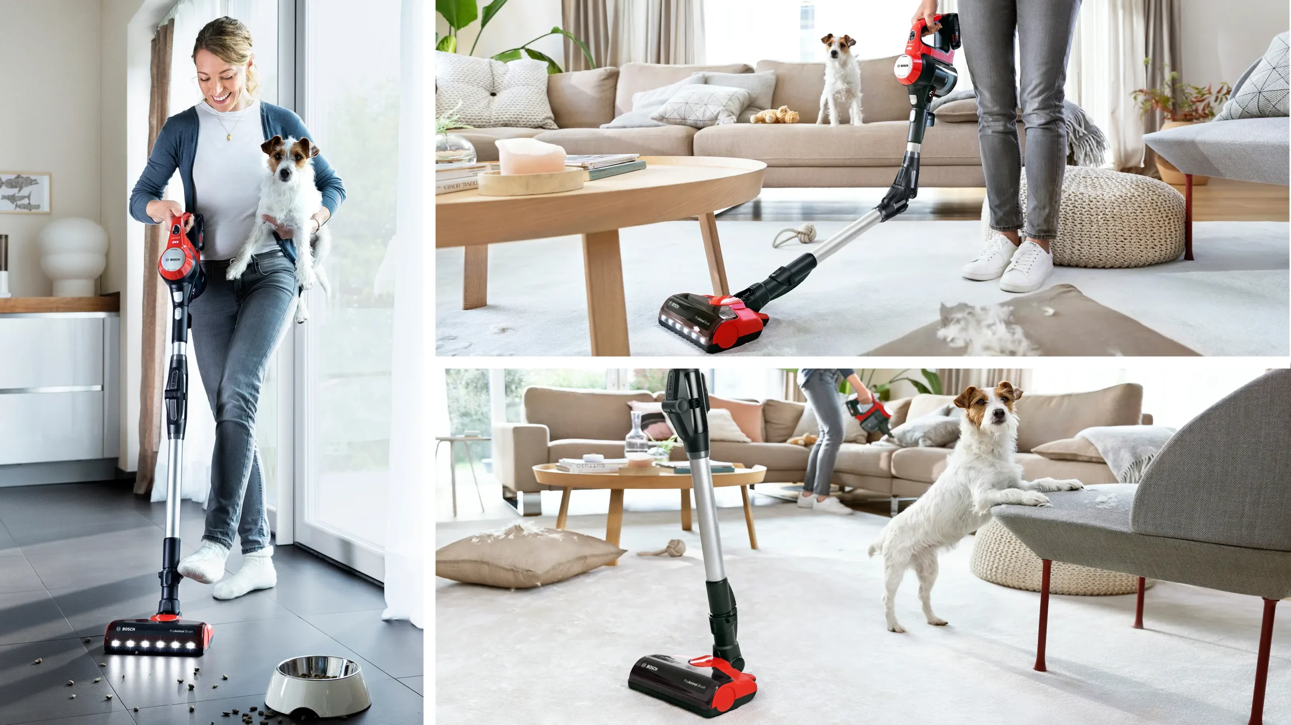 Bosch BCS711PET Cordless Handheld Unlimited 7 ProAnimal Red Vacuum Cleaner - Image 4