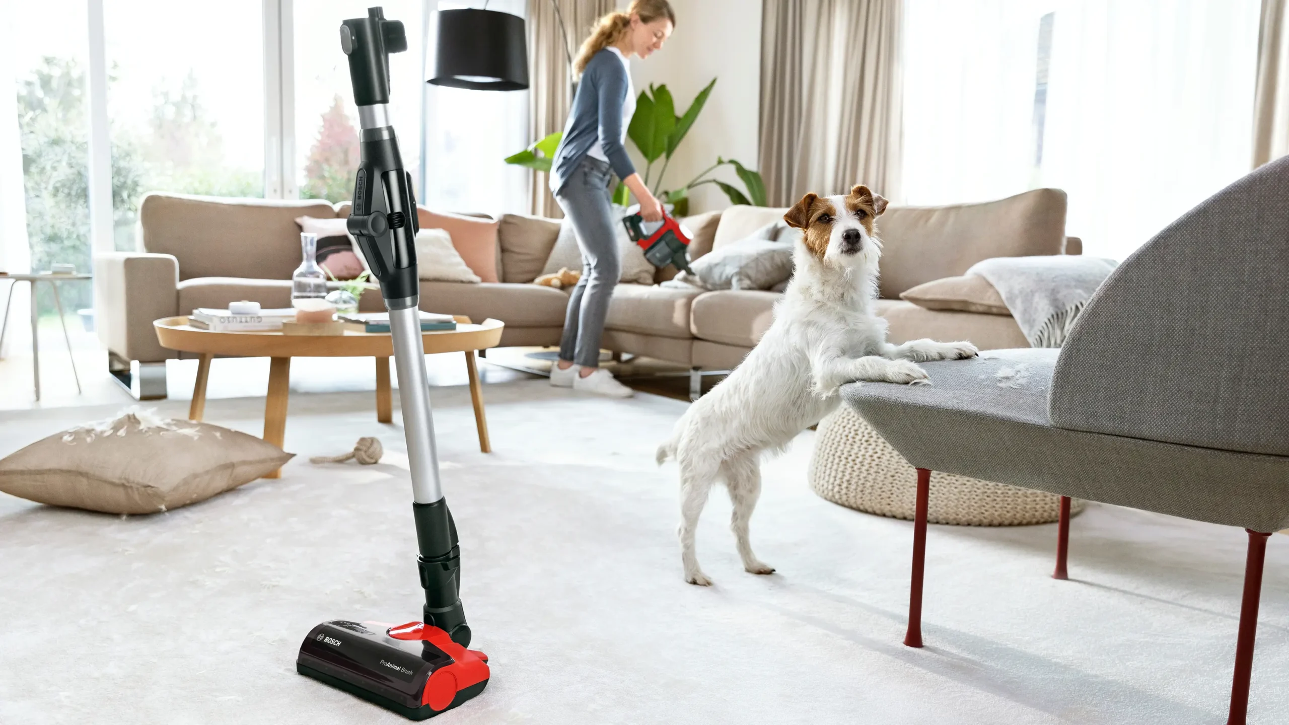 Bosch BCS711PET Cordless Handheld Unlimited 7 ProAnimal Red Vacuum Cleaner - Image 6