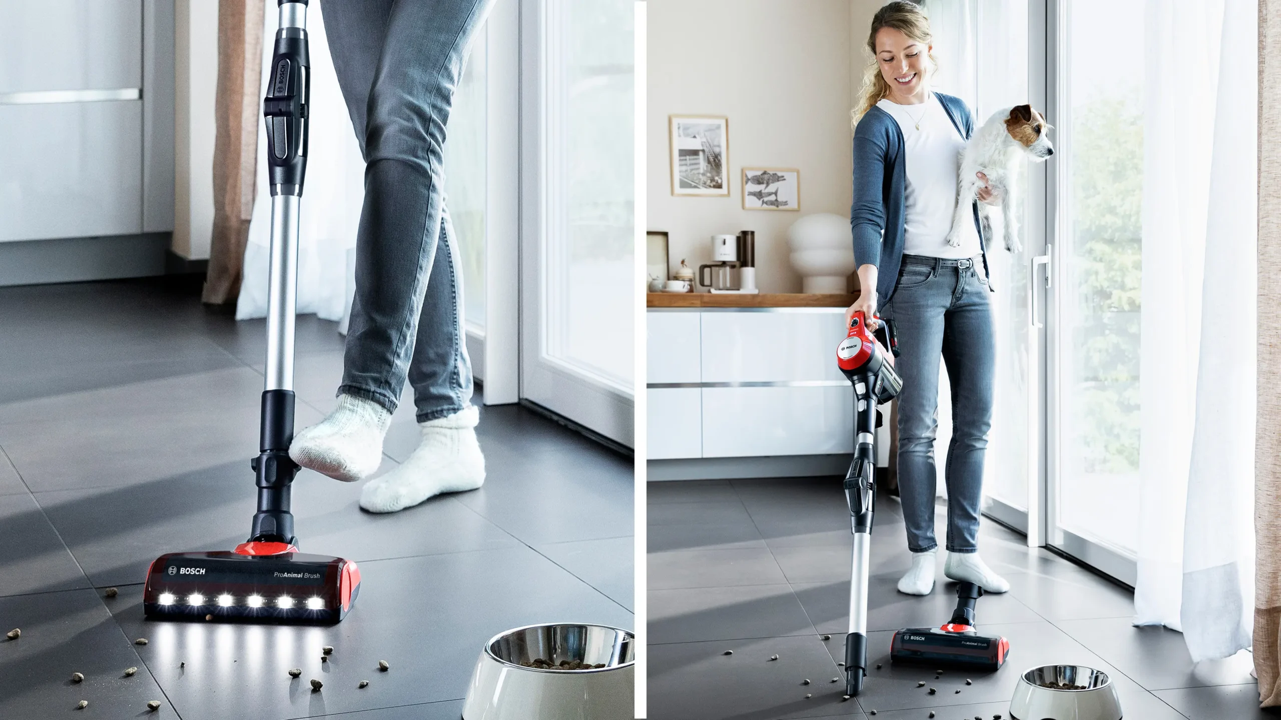 Bosch BCS711PET Cordless Handheld Unlimited 7 ProAnimal Red Vacuum Cleaner - Image 7